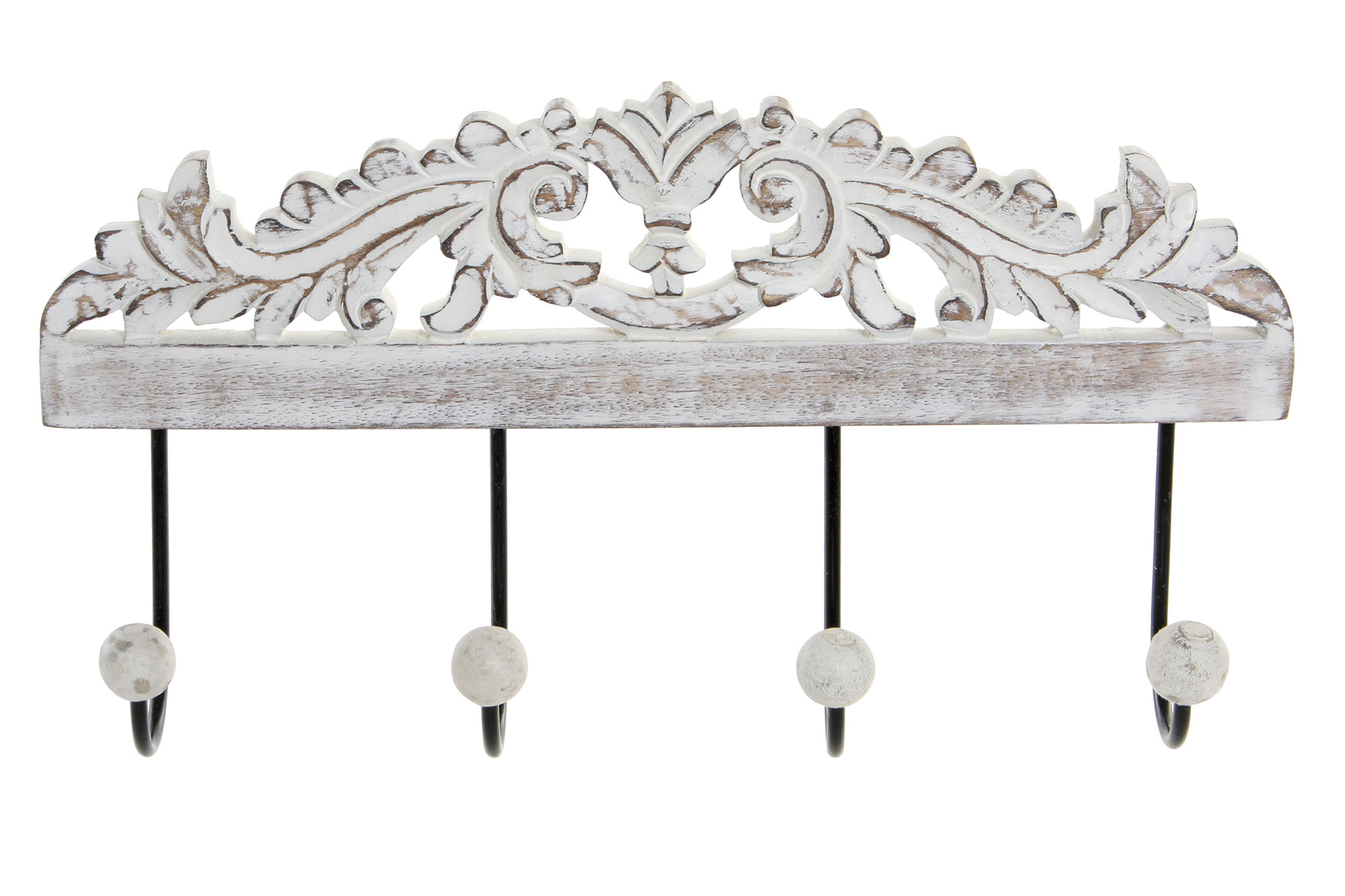 PERCHERO PARED MANGO METAL 40,5X6,5X19 DECAPE