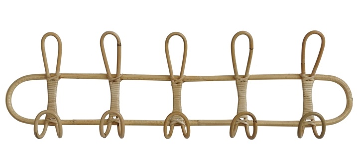 PERCHERO PARED RATAN 65X5,5X20 NATURAL