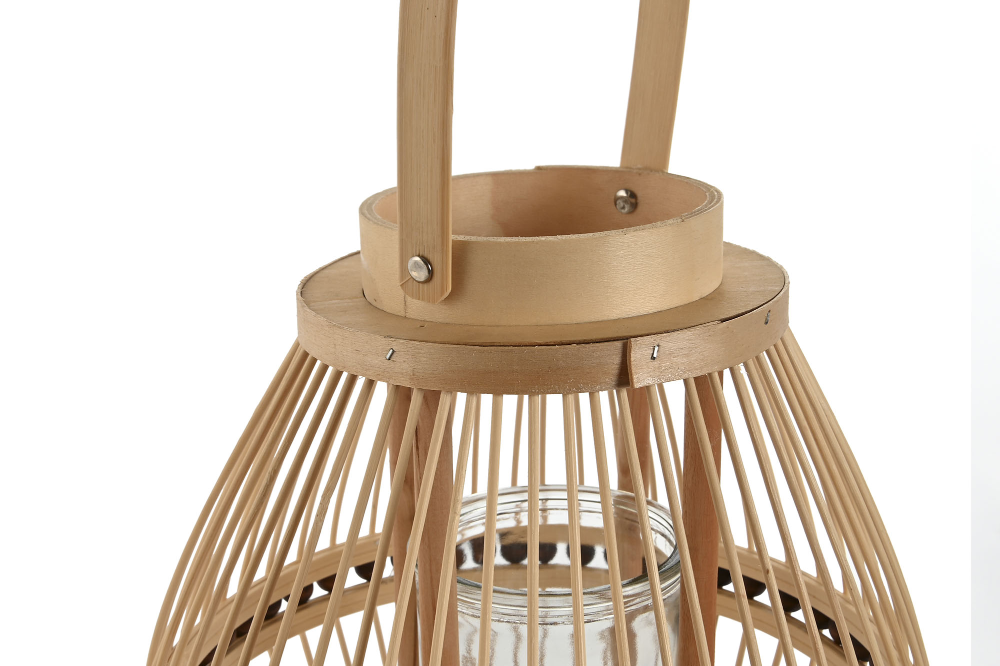 PORTAVELA RATAN CRISTAL 31X31X46 NATURAL 3