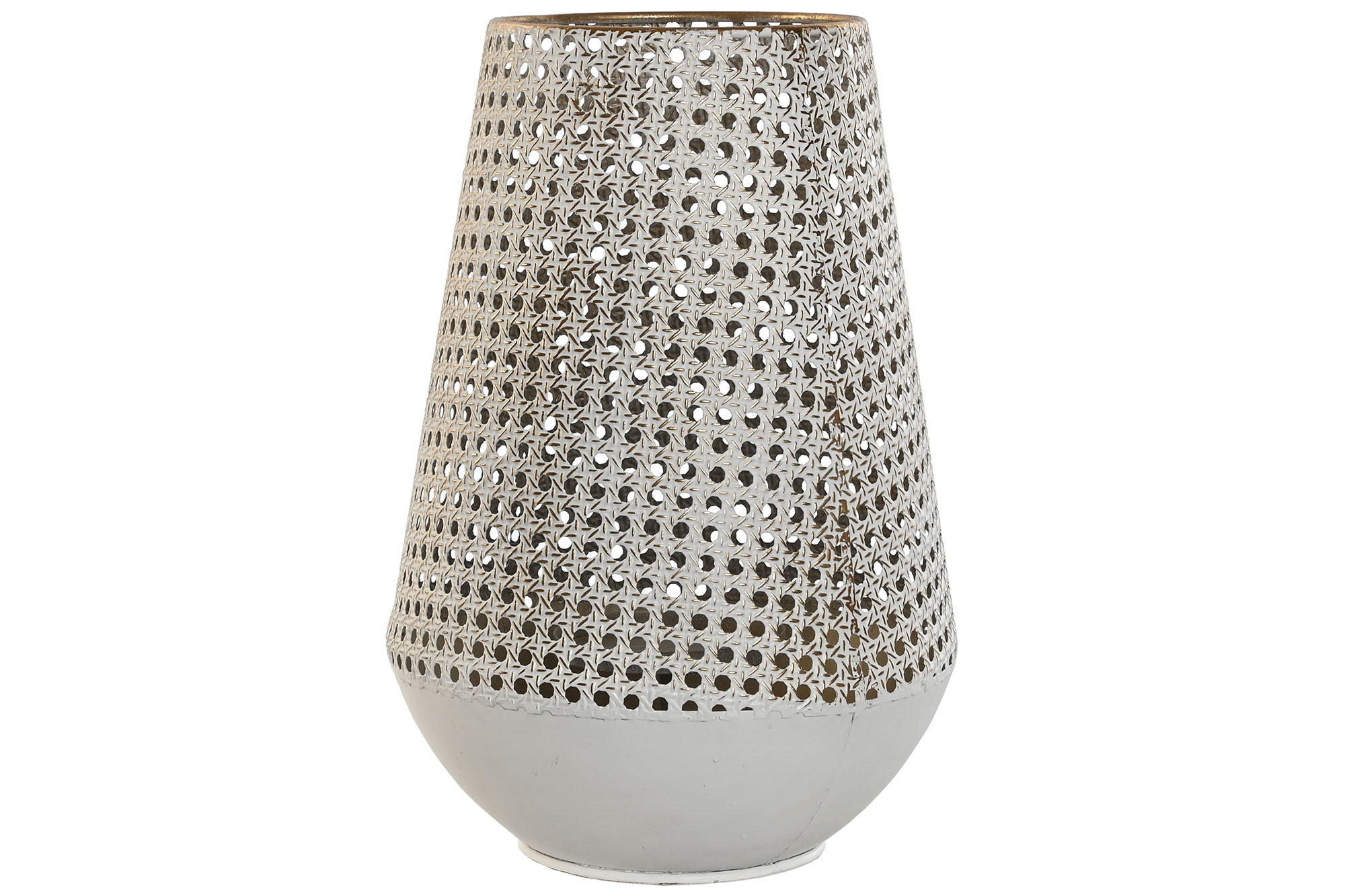 PORTAVELA METAL 25X25X36 BLANCO