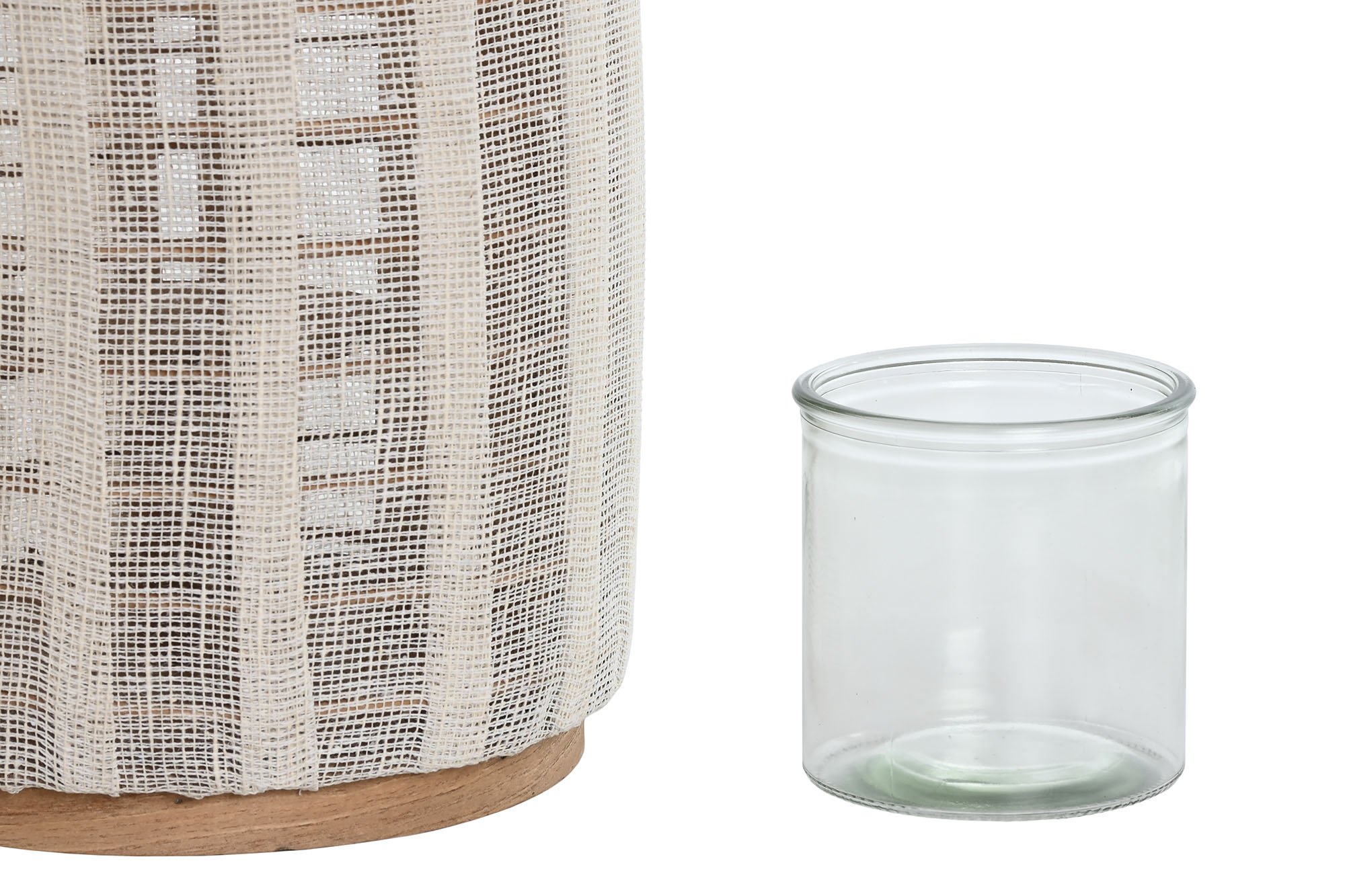 PORTAVELA BAMBU LINO 22X22X38 ASA NATURAL CRUDO 4
