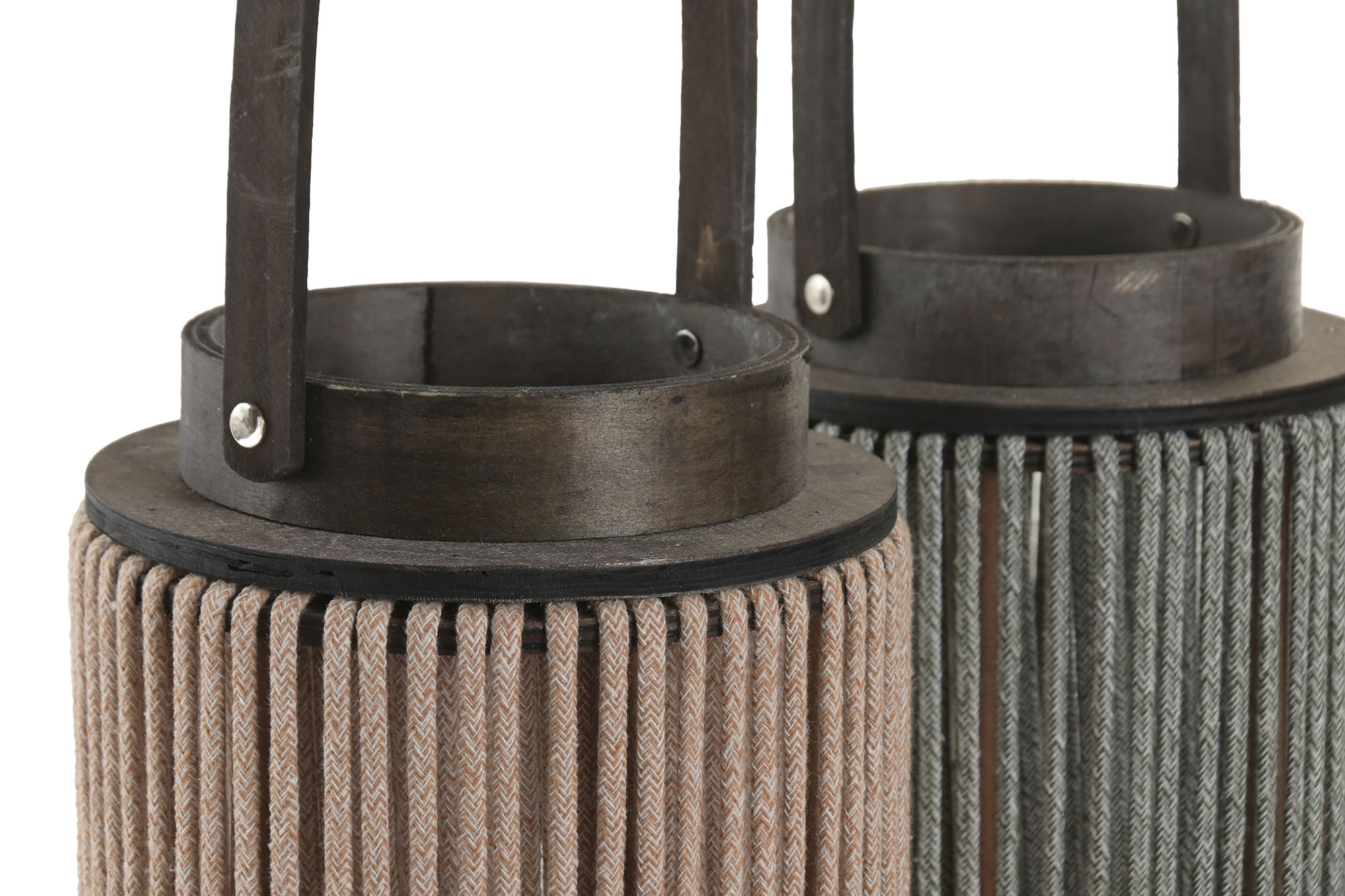 PORTAVELA ALGODON CRISTAL 13X17X23.5CM VERDE 2