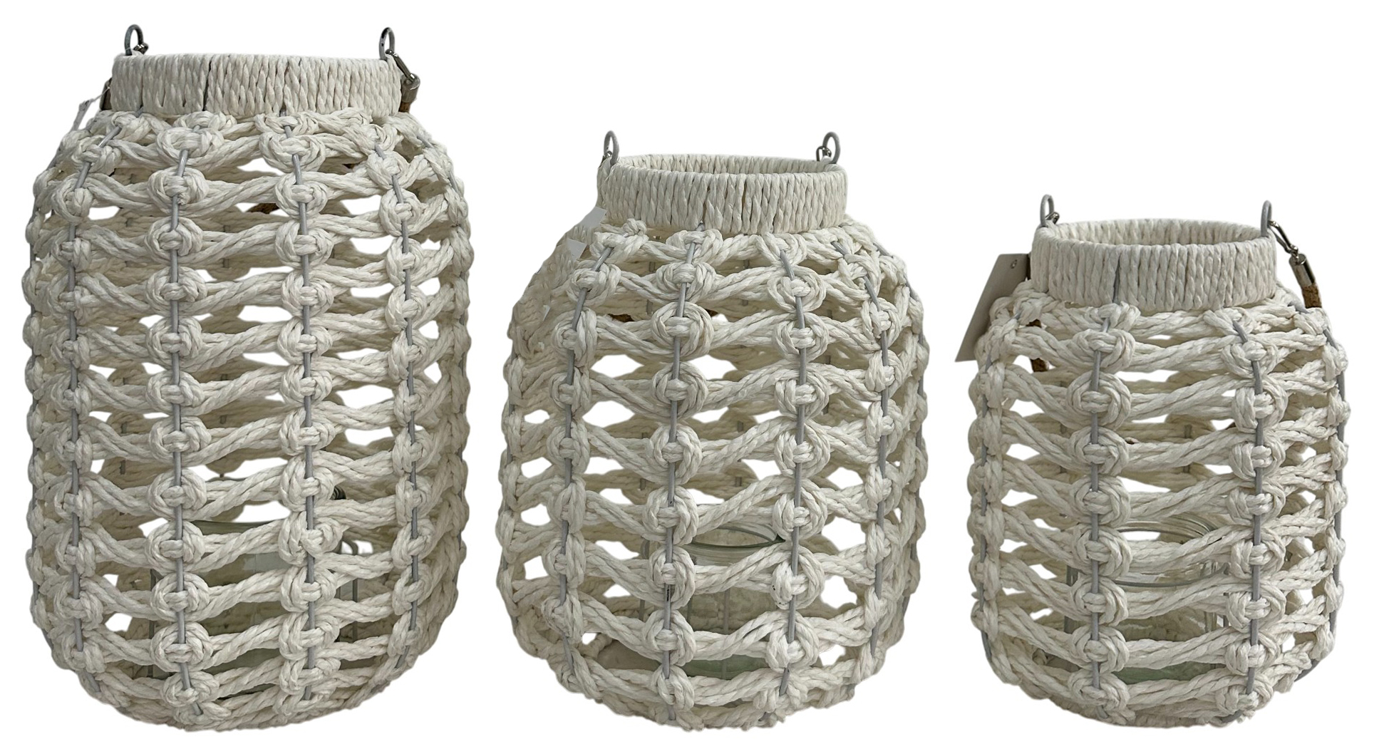 PORTAVELA  FIBRA DE PAPEL METAL 25X25X47CM