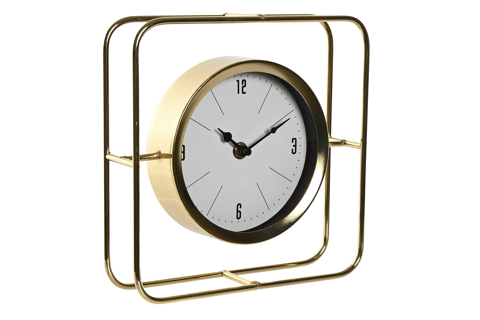 RELOJ METAL CRISTAL 21,8X6X21,8 BRILLANTE DORADO