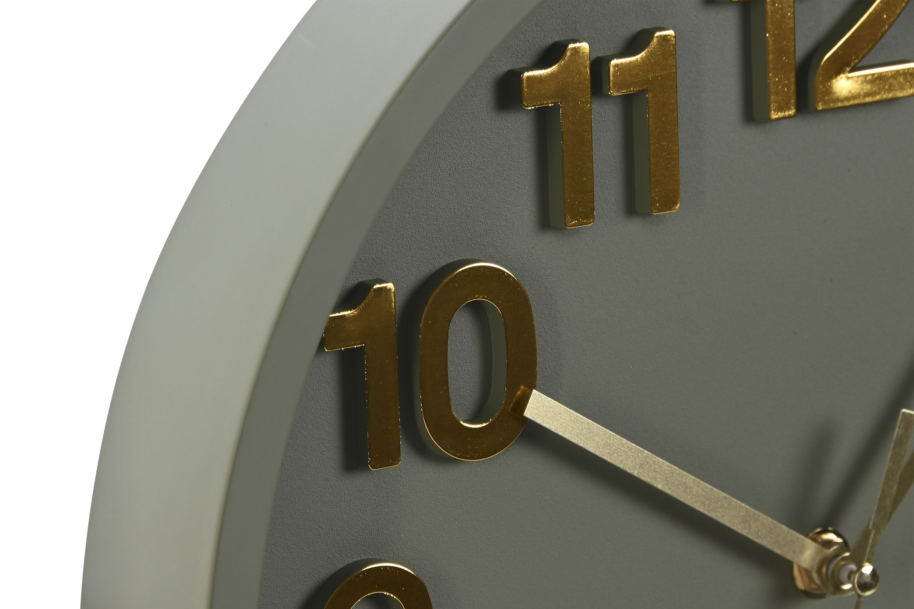 RELOJ PARED PVC 30X4X30 SILENCIOSO VERDE 3