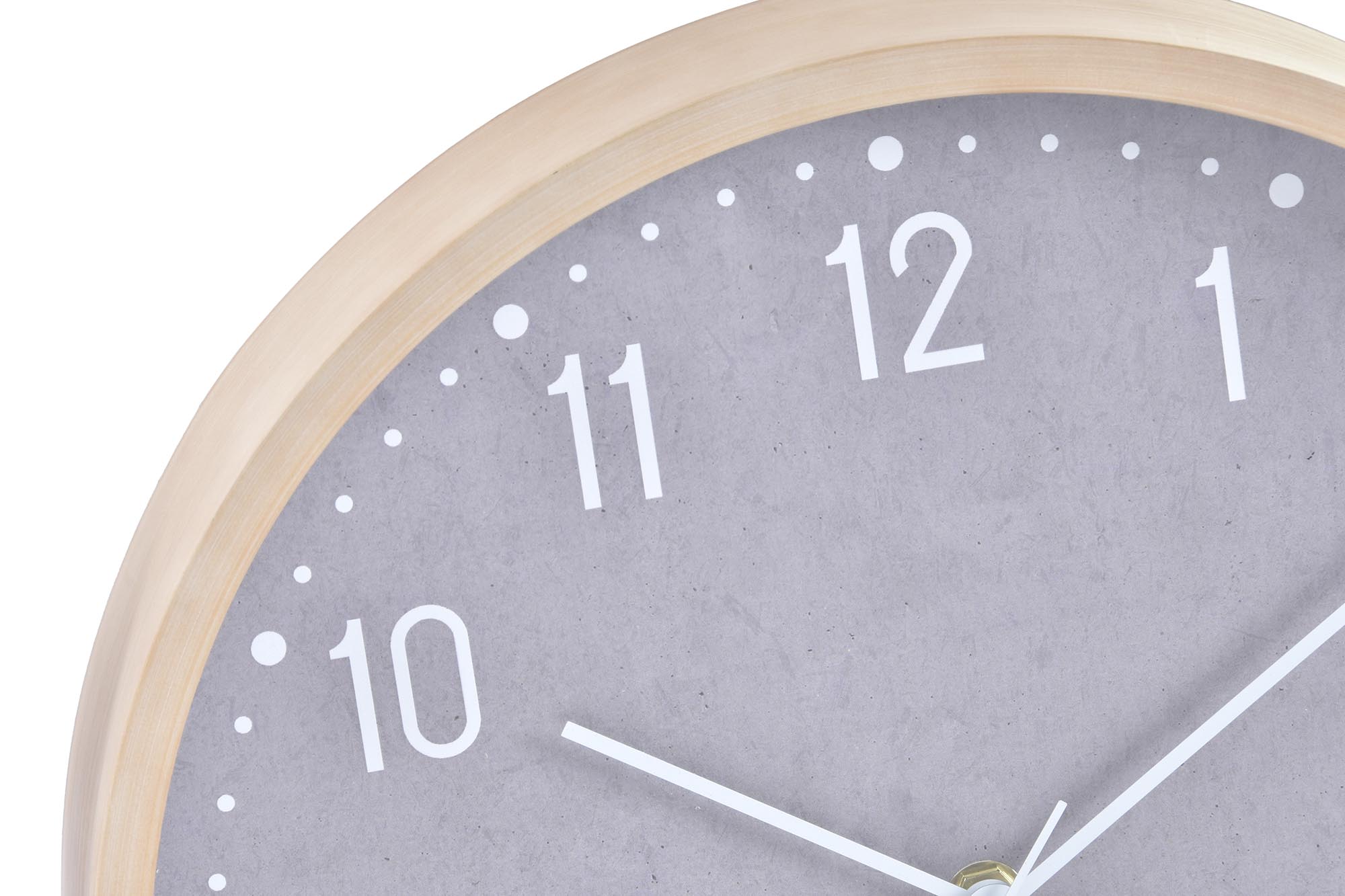 RELOJ PARED PVC 30X4X30CM GRIS 2