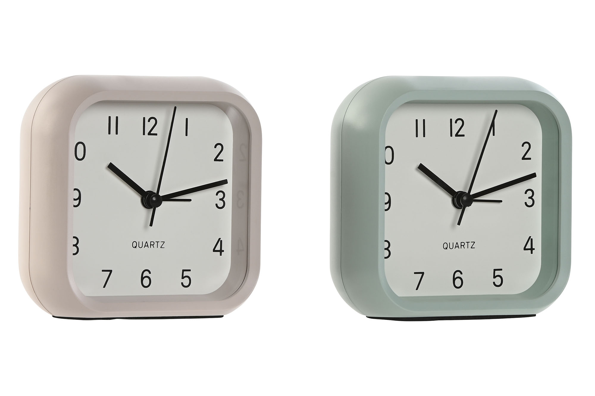 RELOJ DESPERTADOR PVC 10,3X4,4X10 TACTIL ROSA 2