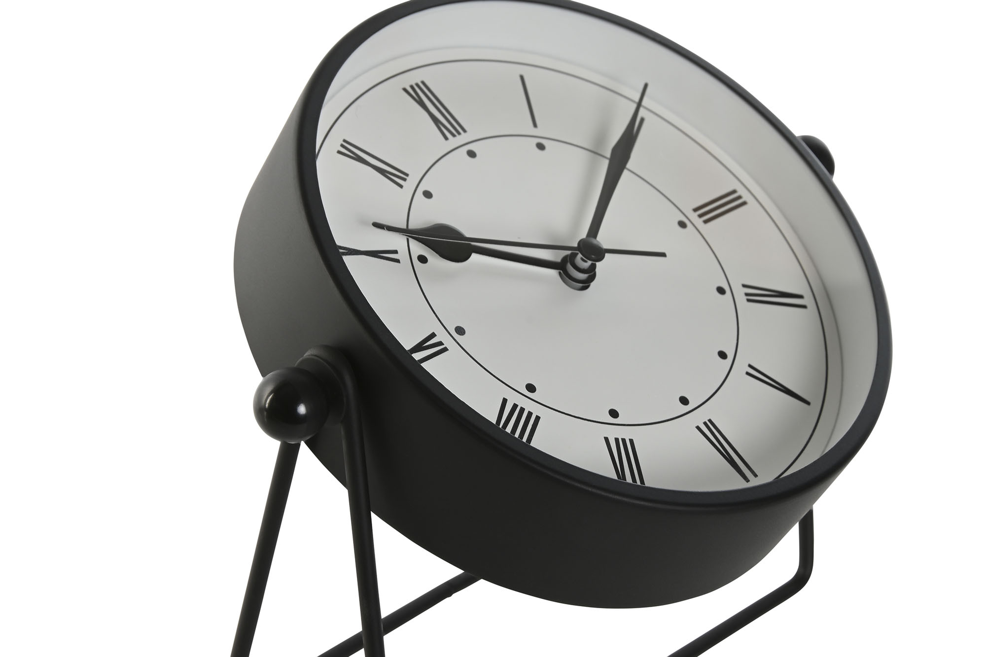 RELOJ SOBREMESA ALUMINIO 19,3X6,5X18,5 SILENCIOSO 2