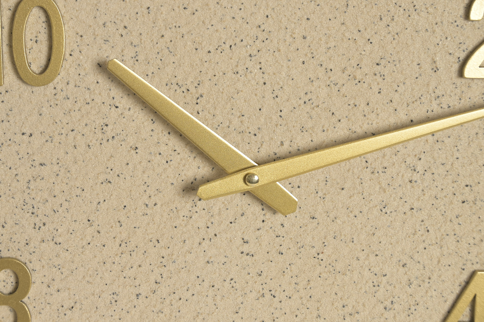 RELOJ PARED RESINA MDF 40X4X40CM BEIGE 3