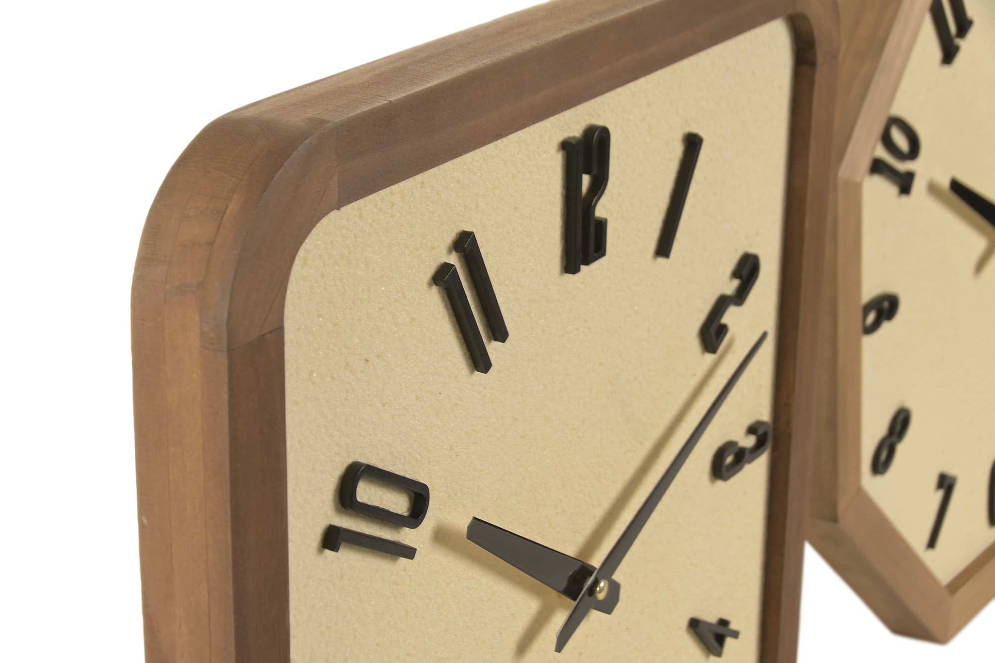 RELOJ PARED RESINA MDF 40X3,5X40CM 2