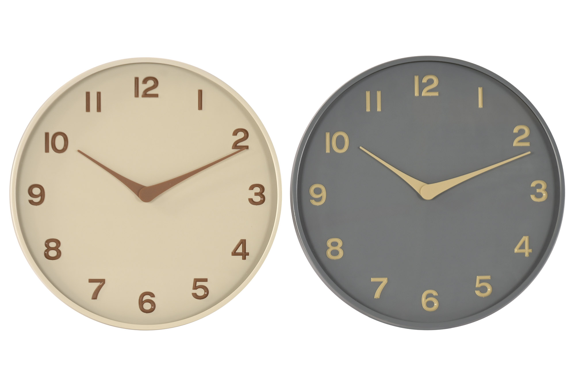 RELOJ PARED PVC 40,5X5X40,5CM AZUL
