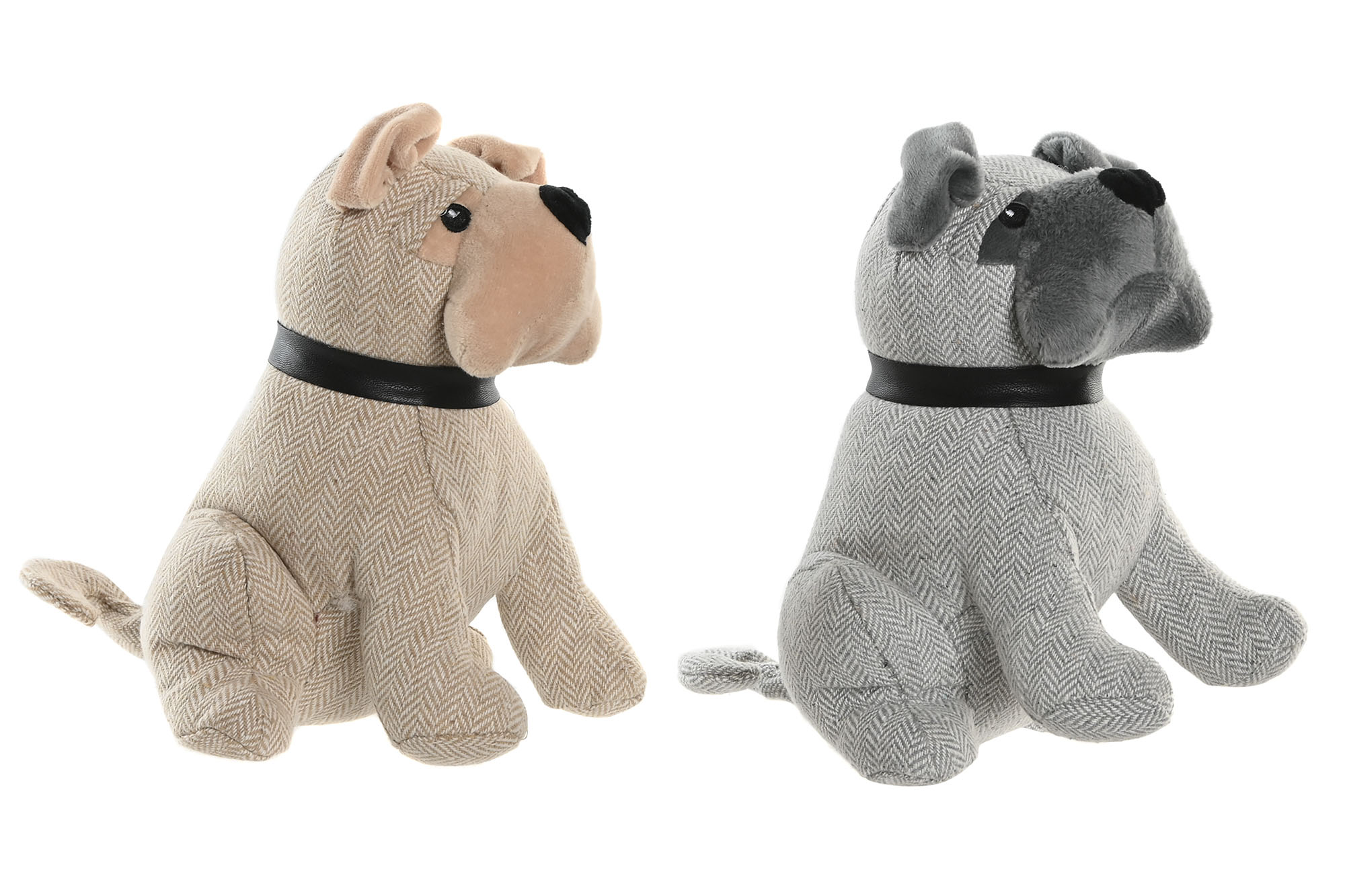 SUJETAPUERTAS POLIESTER 16X22X22 0,50 PERRO GRIS