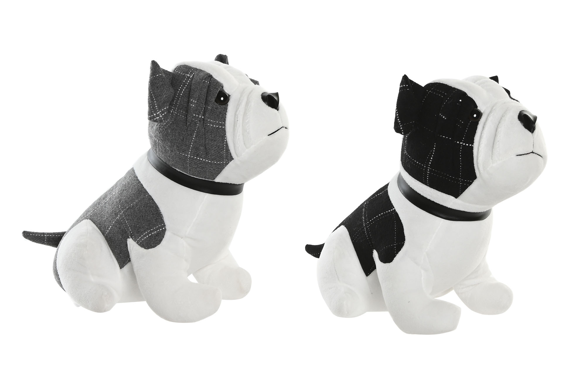 SUJETAPUERTAS POLIESTER 29X18X26 1,00 PERRO GRIS