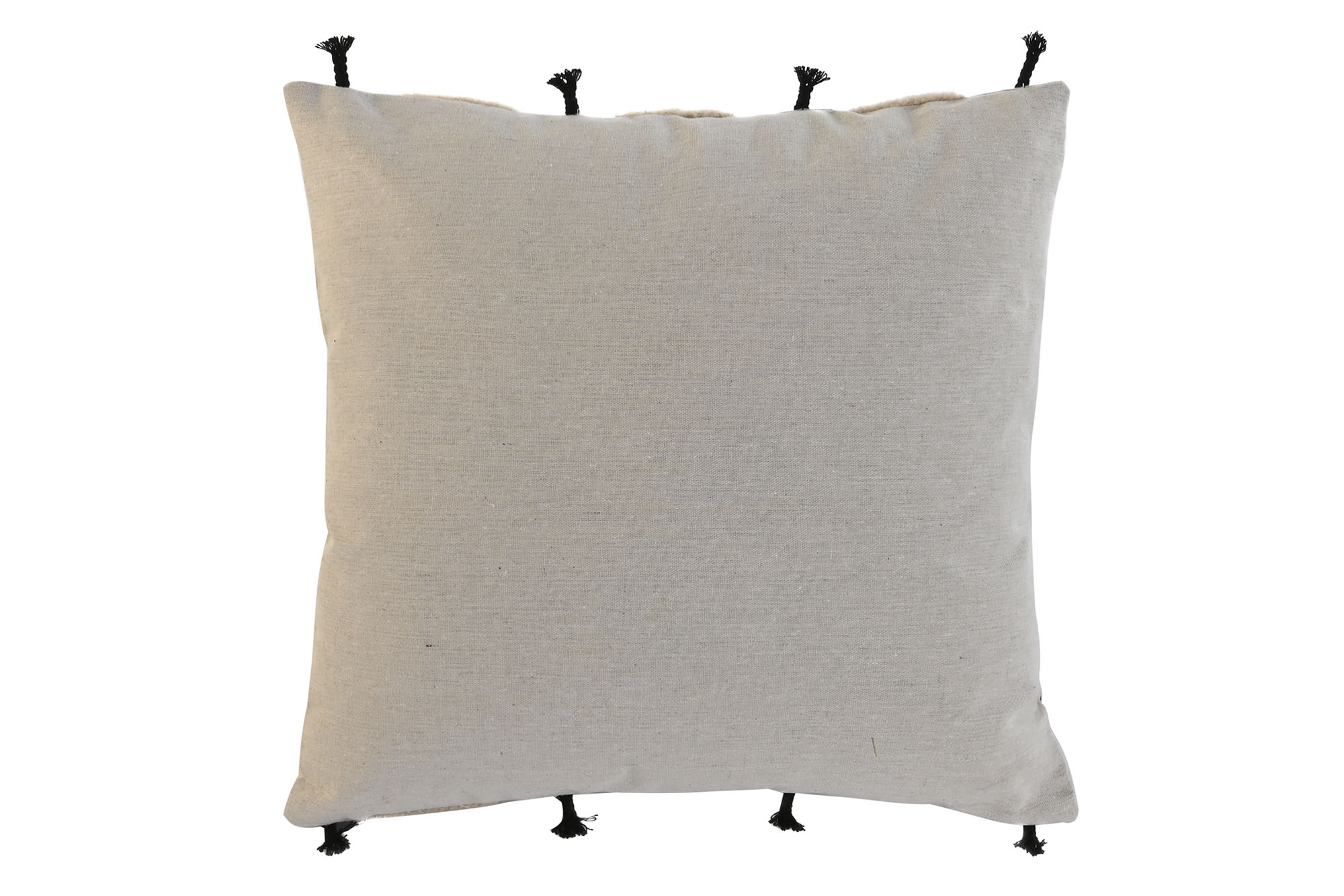 COJIN ALGODON 45X45CM APLICACIONES BEIGE 3