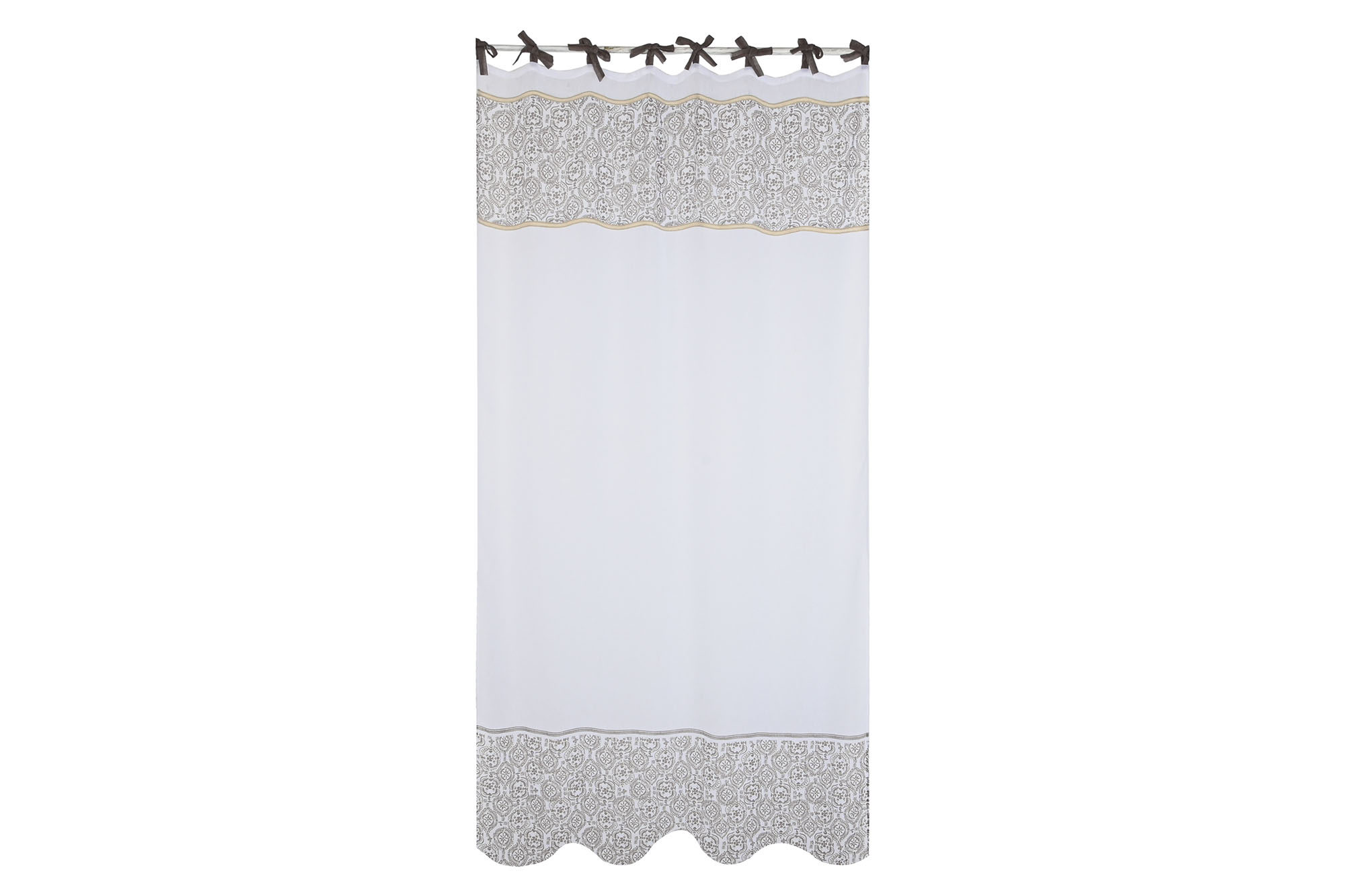 CORTINA ALGODON 140X260X260 IMPRESA BLANCO 2