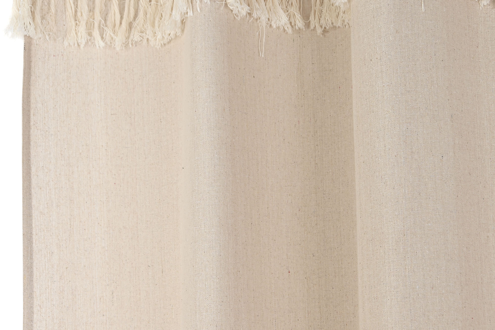 CORTINA ALGODON 140X260CM FLECOS BEIGE 4