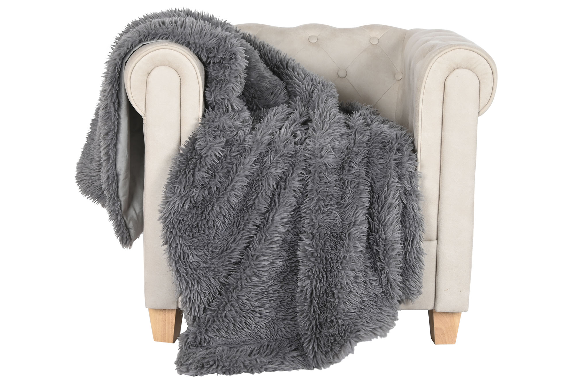 MANTA SOFA POLIESTER 130X170X0 800 GSM GRIS 3