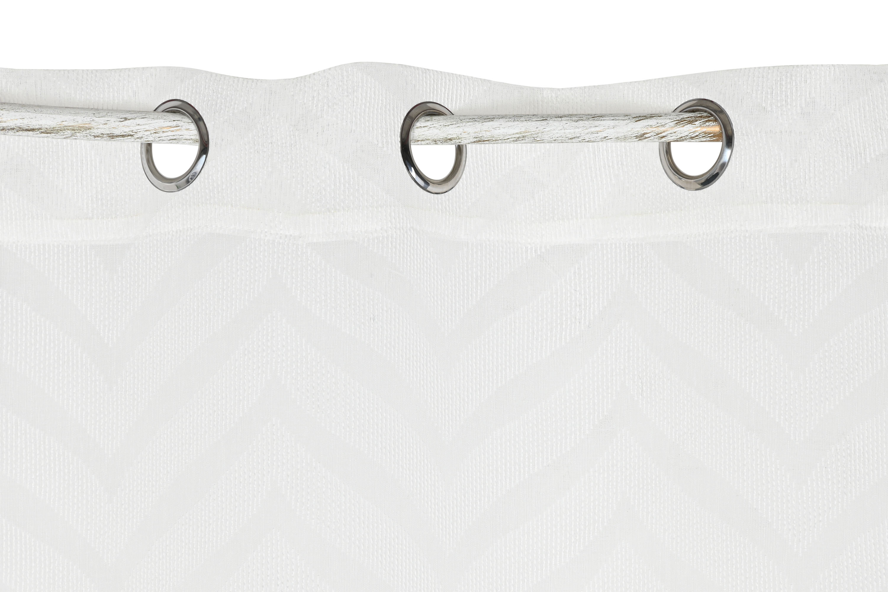 CORTINA POLIESTER 140X260X260 8 ANILLAS BLANCO 2