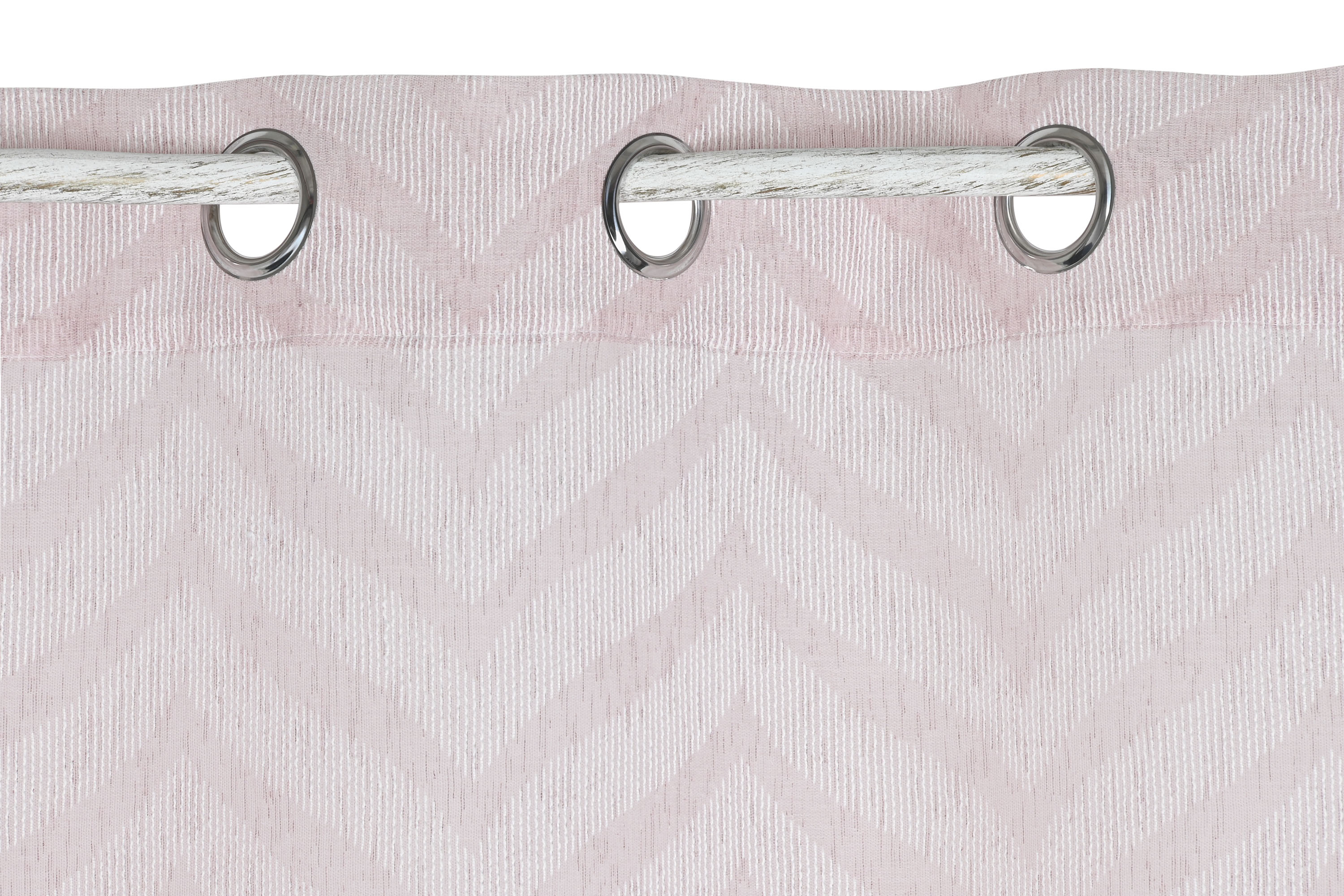 CORTINA POLIESTER 140X260 8 ANILLAS ROSA PALO 2