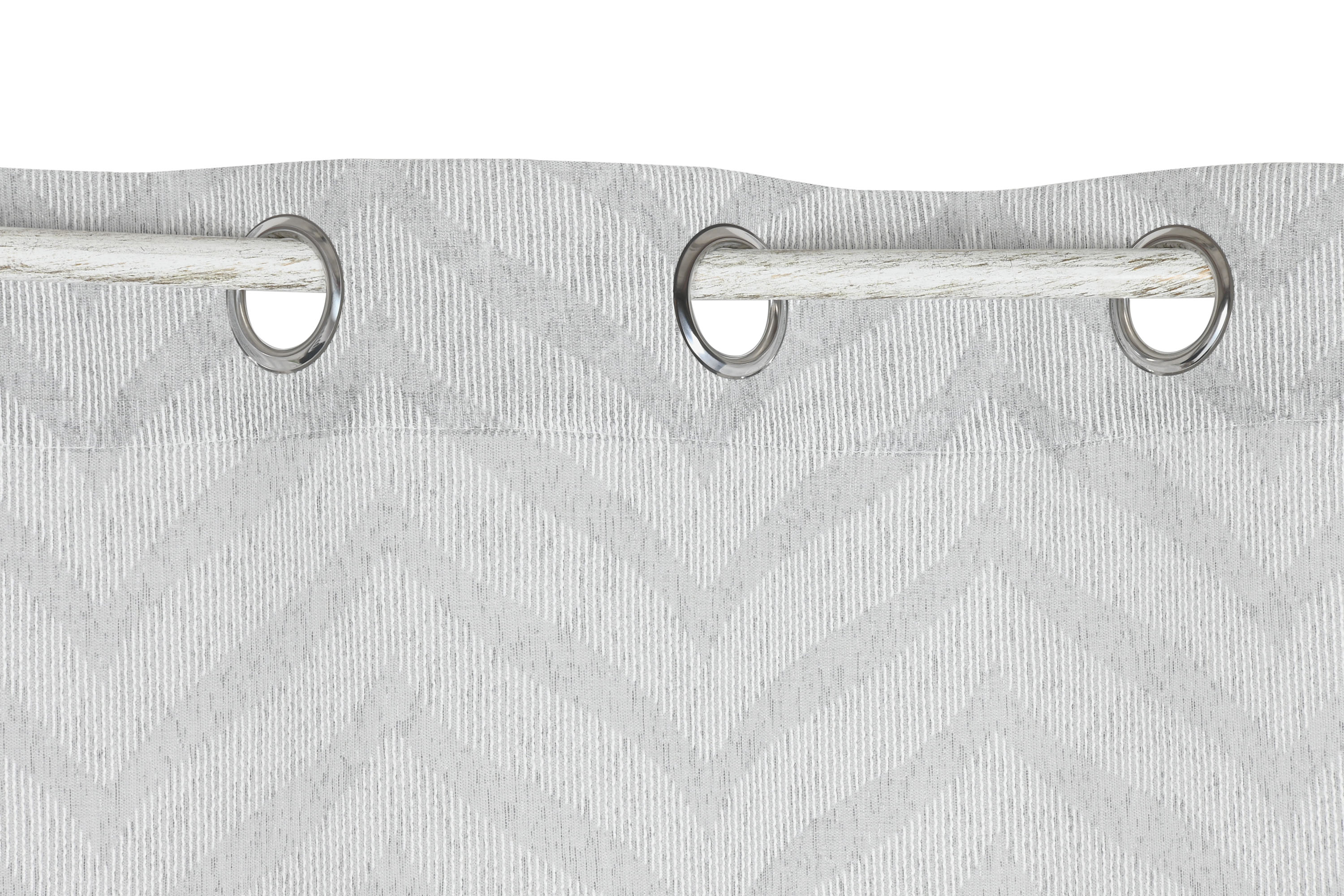 CORTINA POLIESTER 140X260 8 ANILLAS GRIS CLARO 2