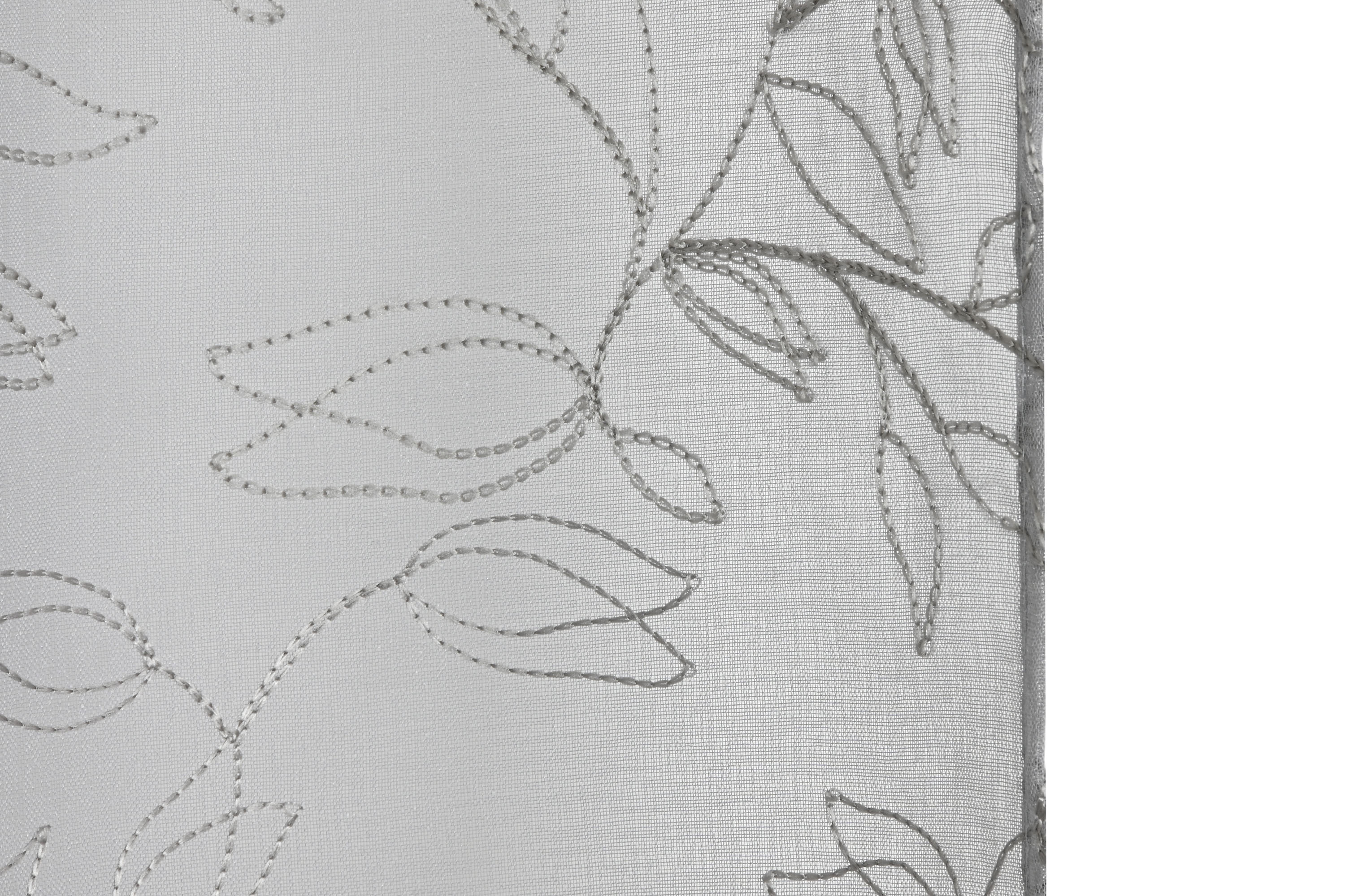 CORTINA POLIESTER 140X260 8 ANILLAS GRIS CLARO 3