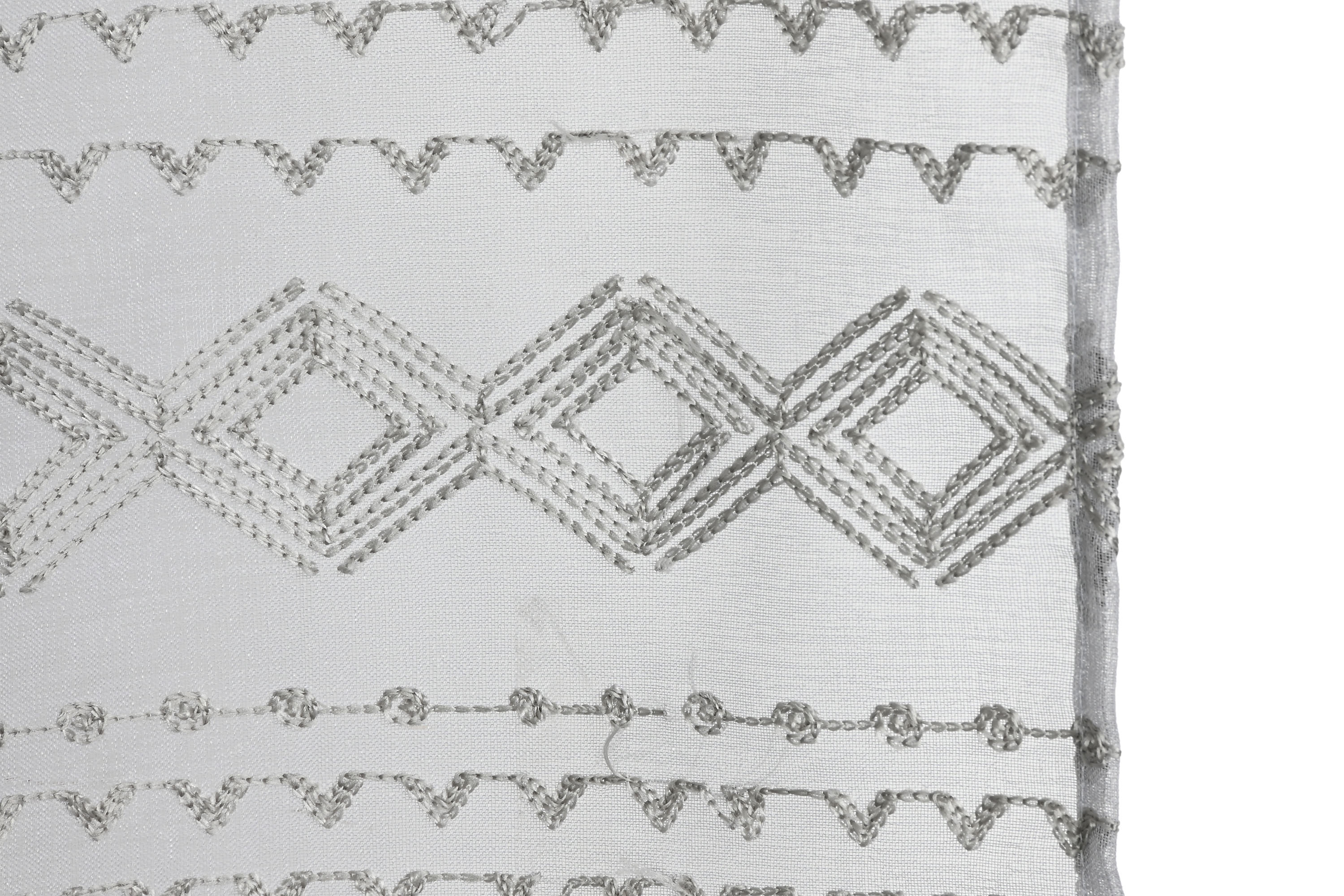 CORTINA POLIESTER 140X260 8 ANILLAS GRIS CLARO 3