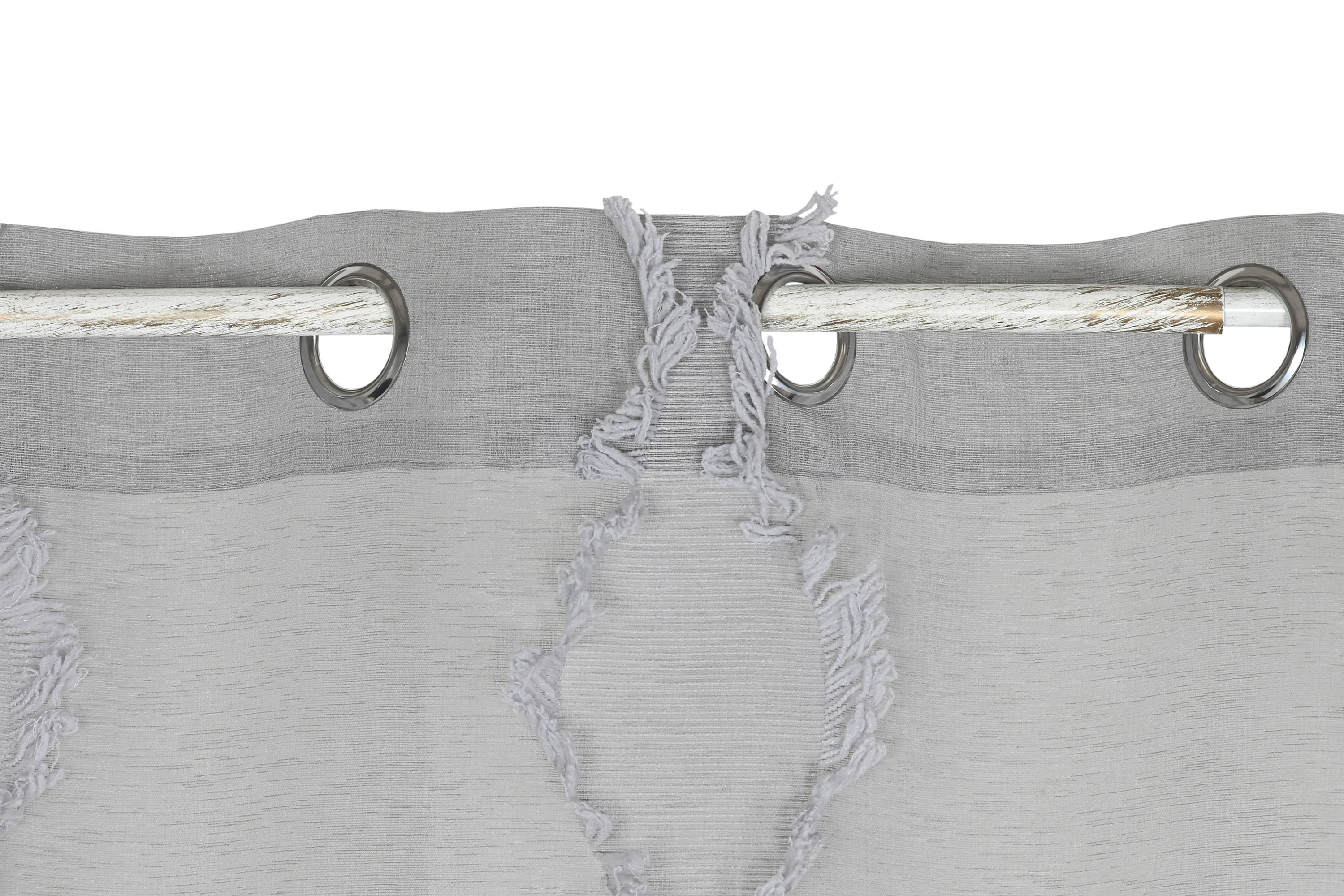 CORTINA POLIESTER 140X260 GRIS CLARO 2