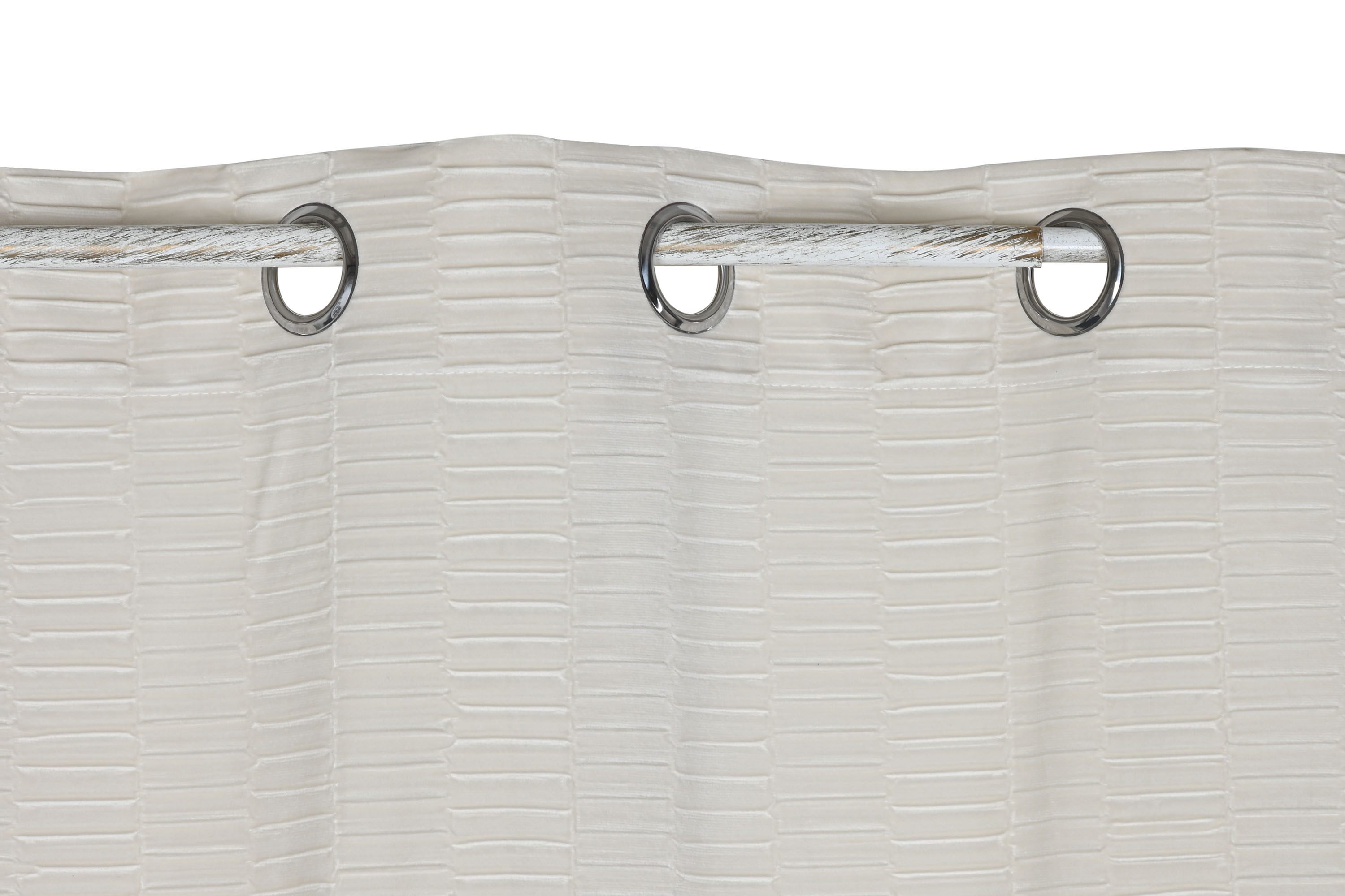 CORTINA POLIESTER 140X260 8 ANILLAS CRUDO 2