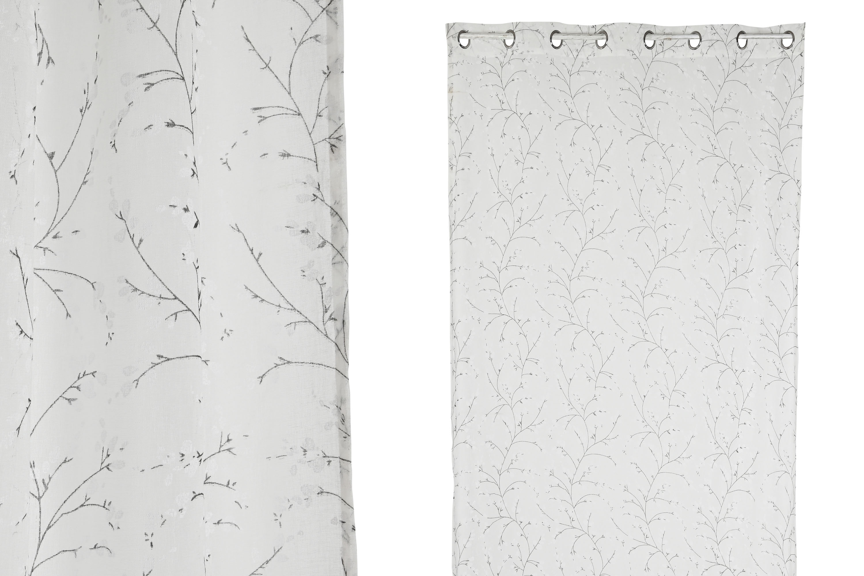 CORTINA POLIESTER 140X260 8 ANILLAS BLANCO