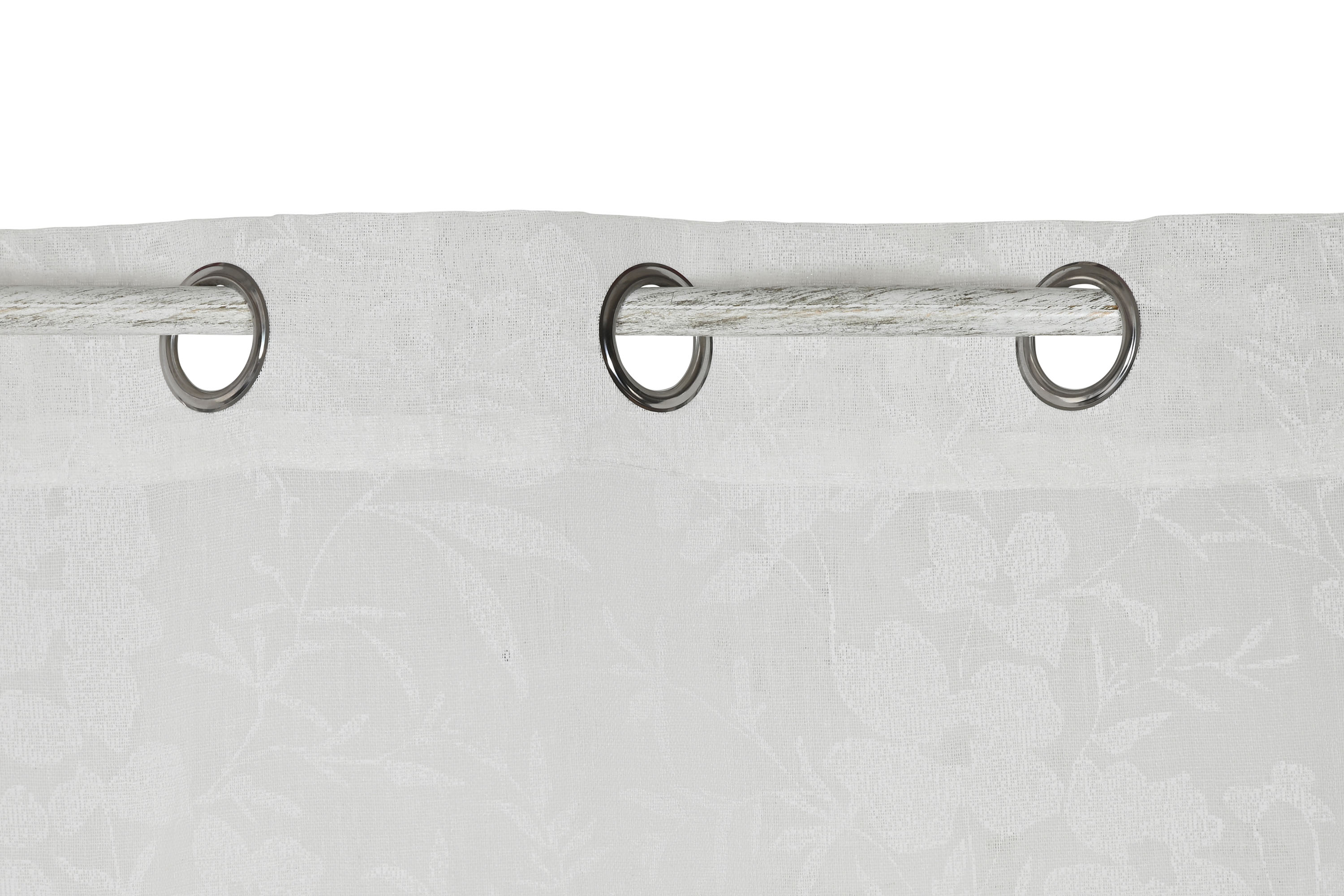 CORTINA POLIESTER 140X260 8 ANILLAS BLANCO 2