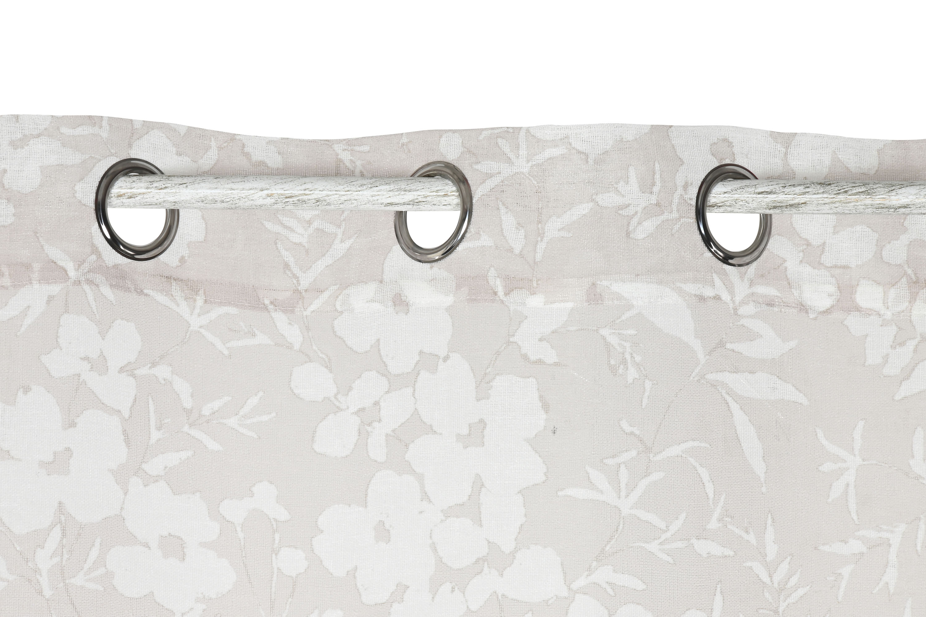 CORTINA POLIESTER 140X260 8 ANILLAS BEIGE 2