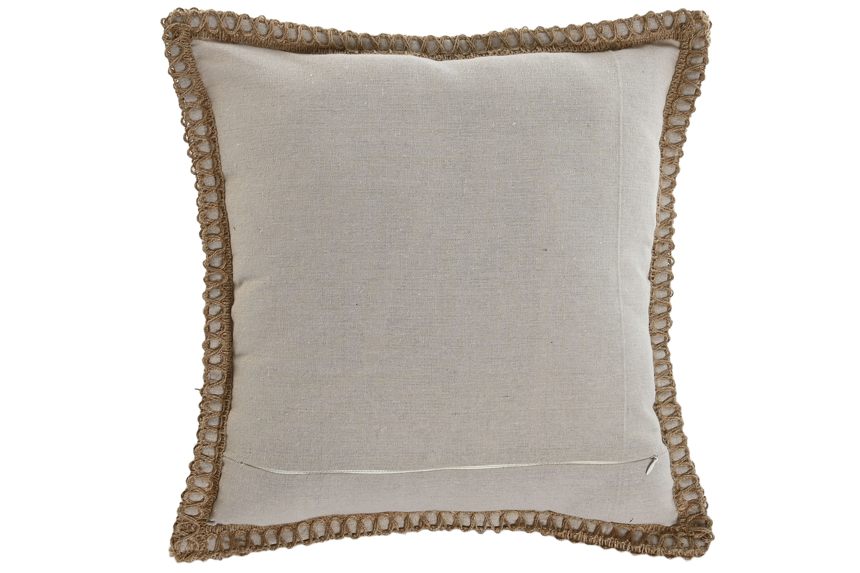 COJIN POLIESTER ALGODON 45X45 420 GR, FLECOS BEIGE 3