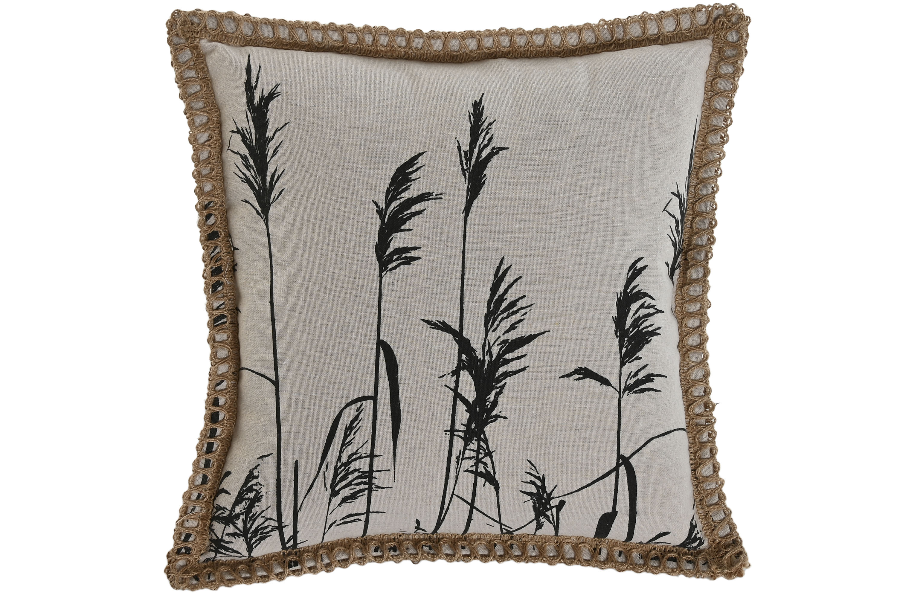 COJIN POLIESTER ALGODON 45X45 420 GR, FLECOS BEIGE