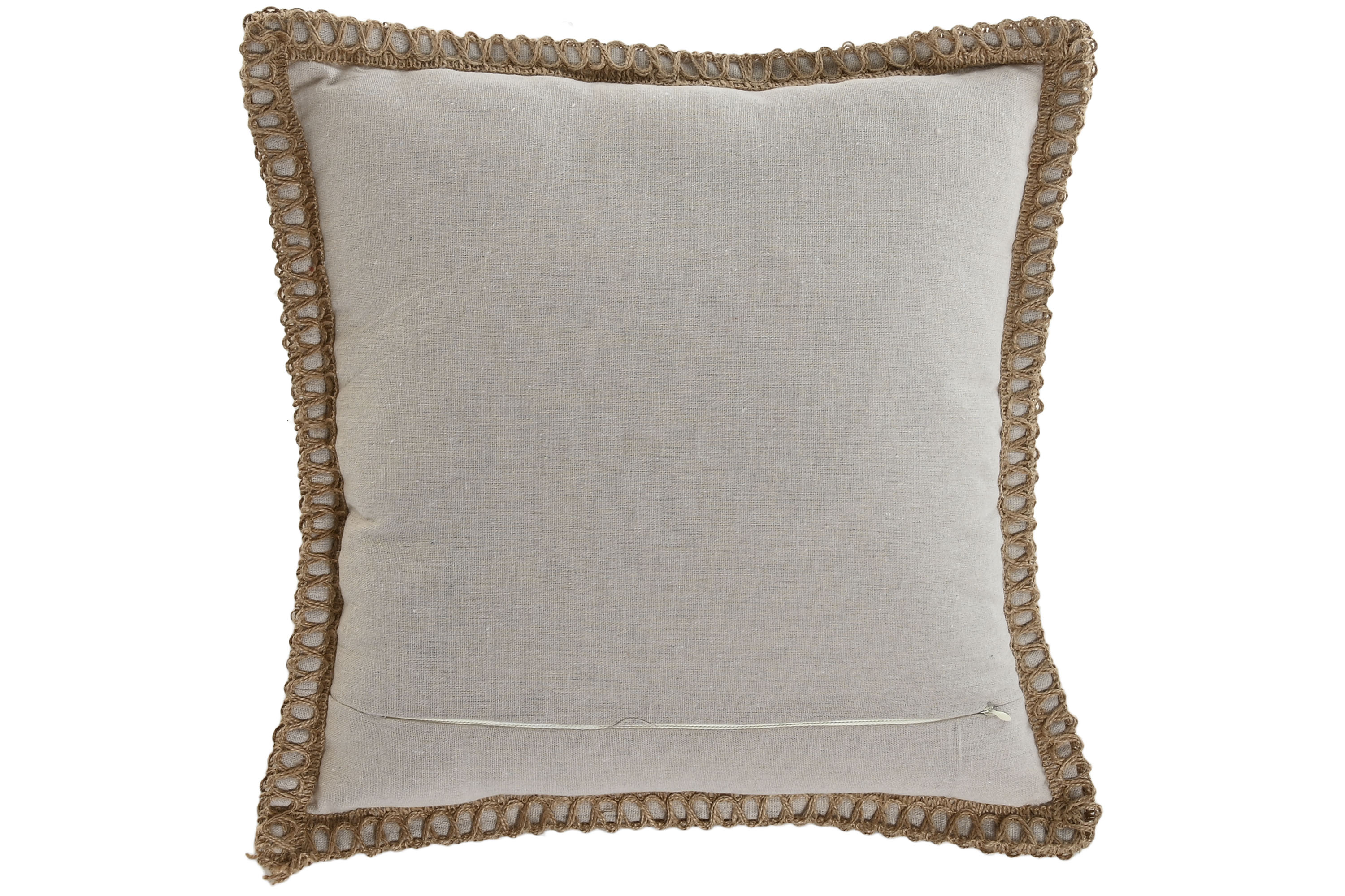 COJIN POLIESTER ALGODON 45X45 420 GR, FLECOS BEIGE 3