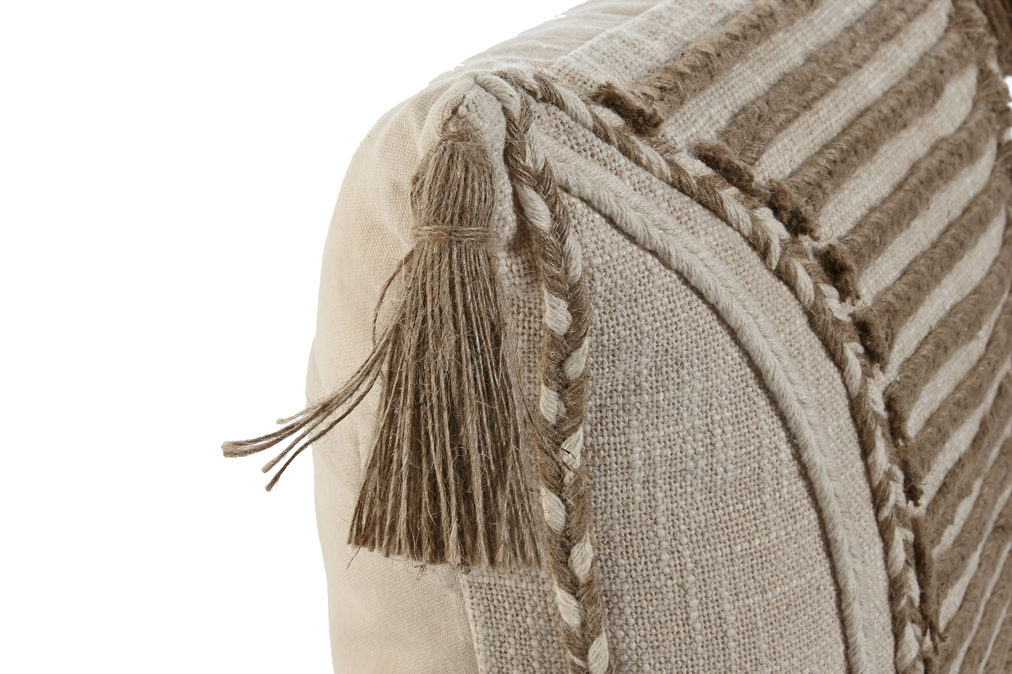 COJIN ALGODON 45X45 450 GR HECHO A MANO BEIGE 2