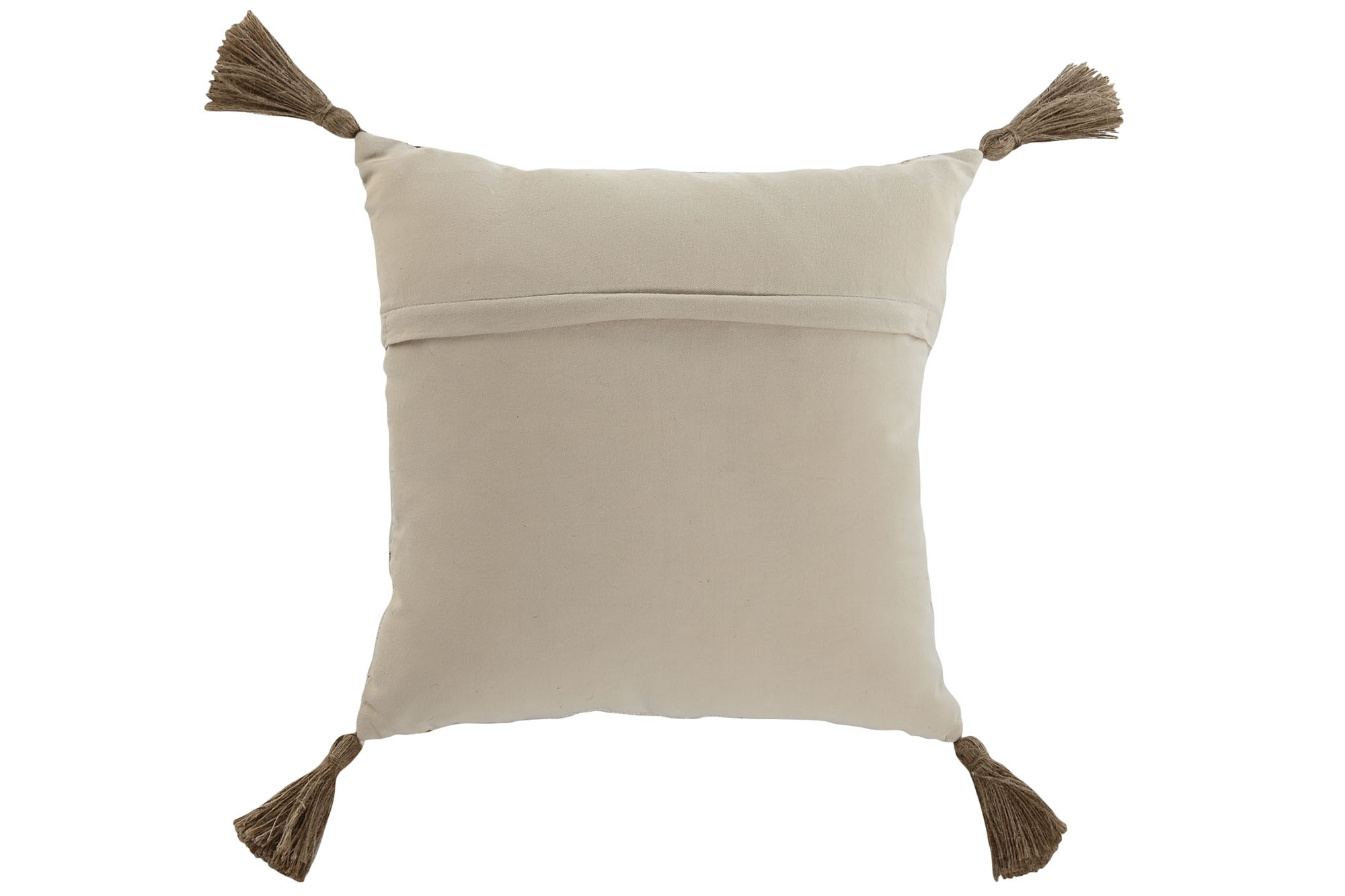 COJIN ALGODON 45X45 450 GR HECHO A MANO BEIGE 3