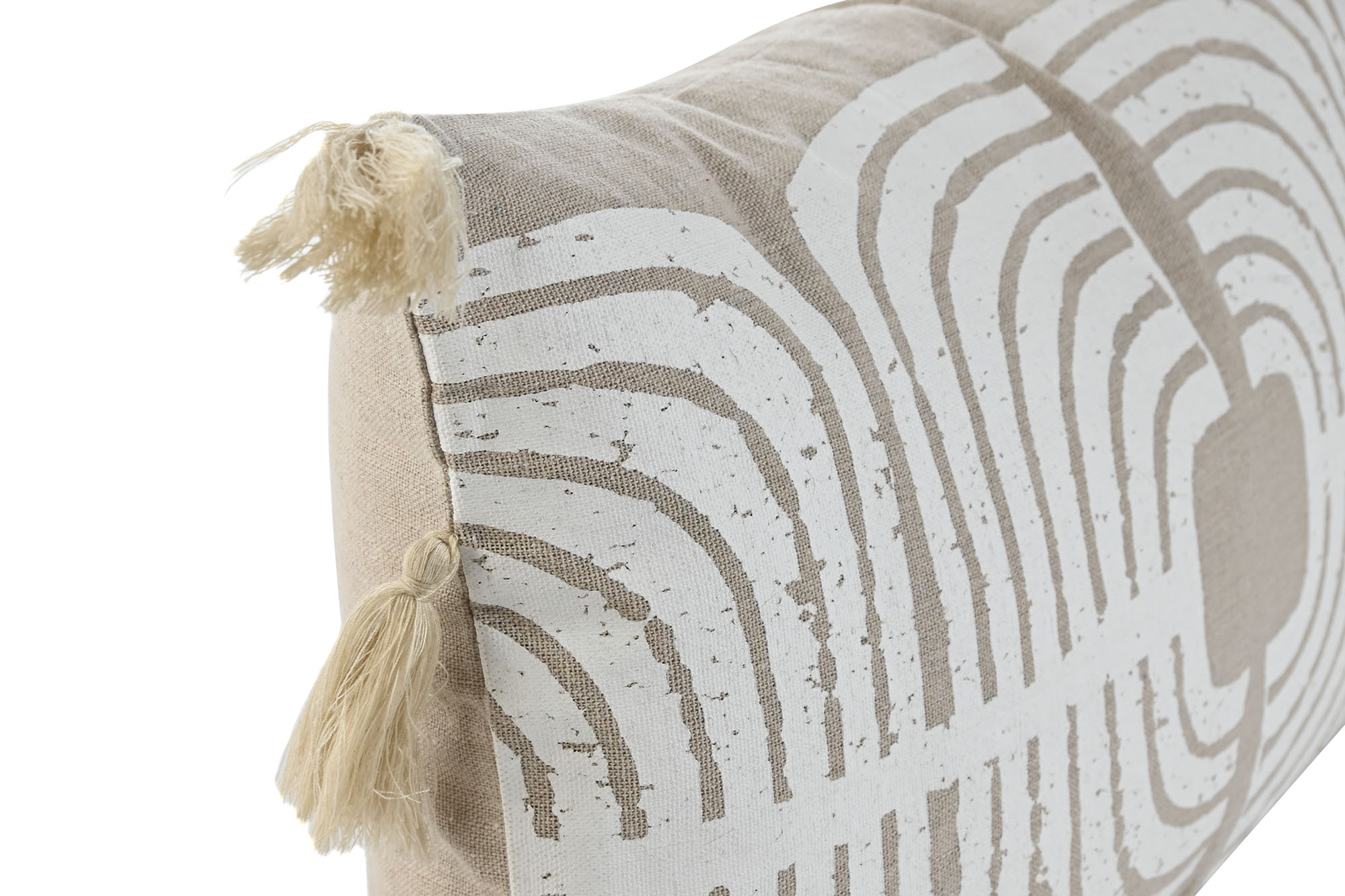 COJIN ALGODON YUTE 50X8X30 380 GR IMPRESO MARRON 2