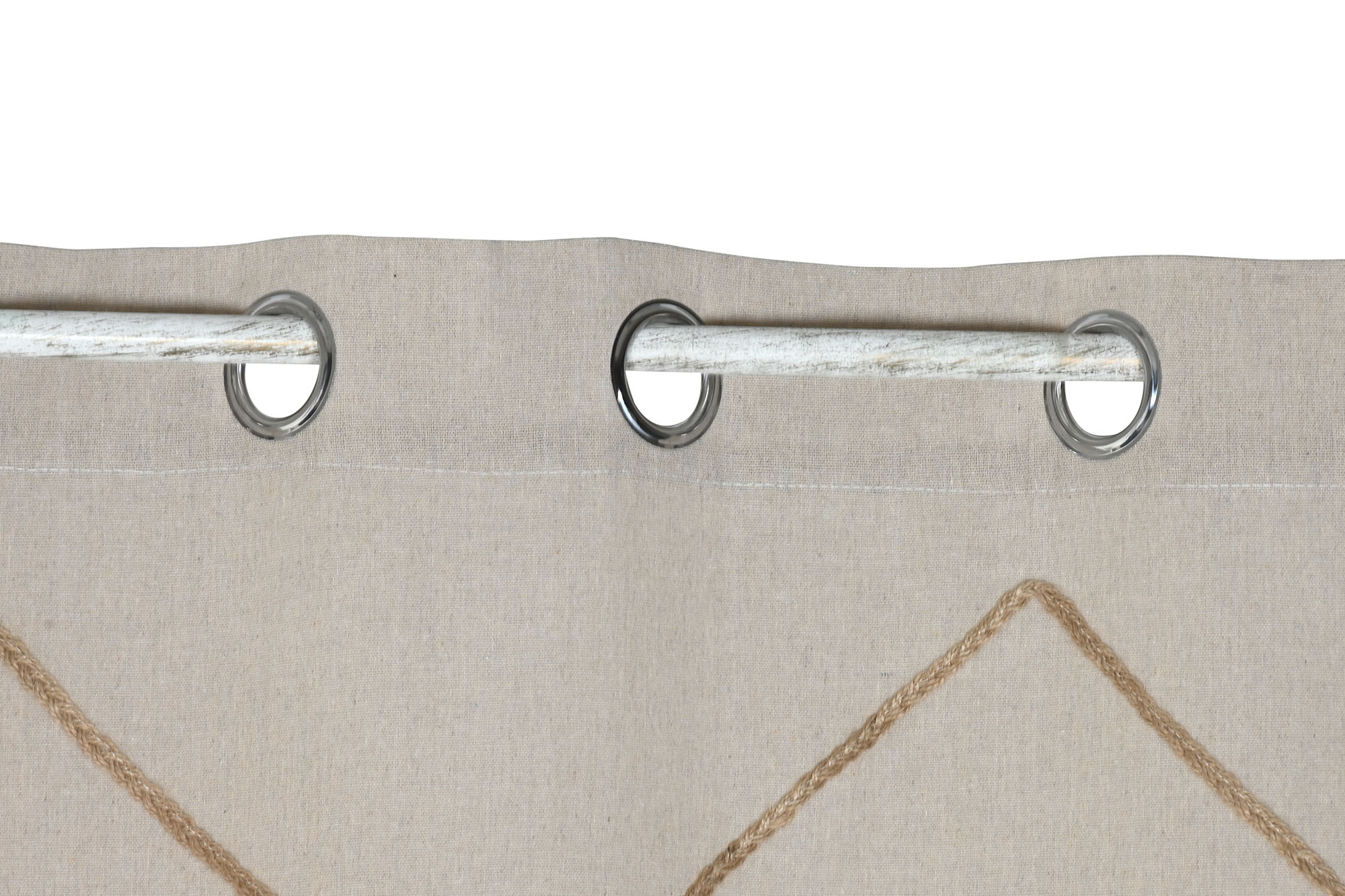 CORTINA ALGODON 140X260 NATURAL 2