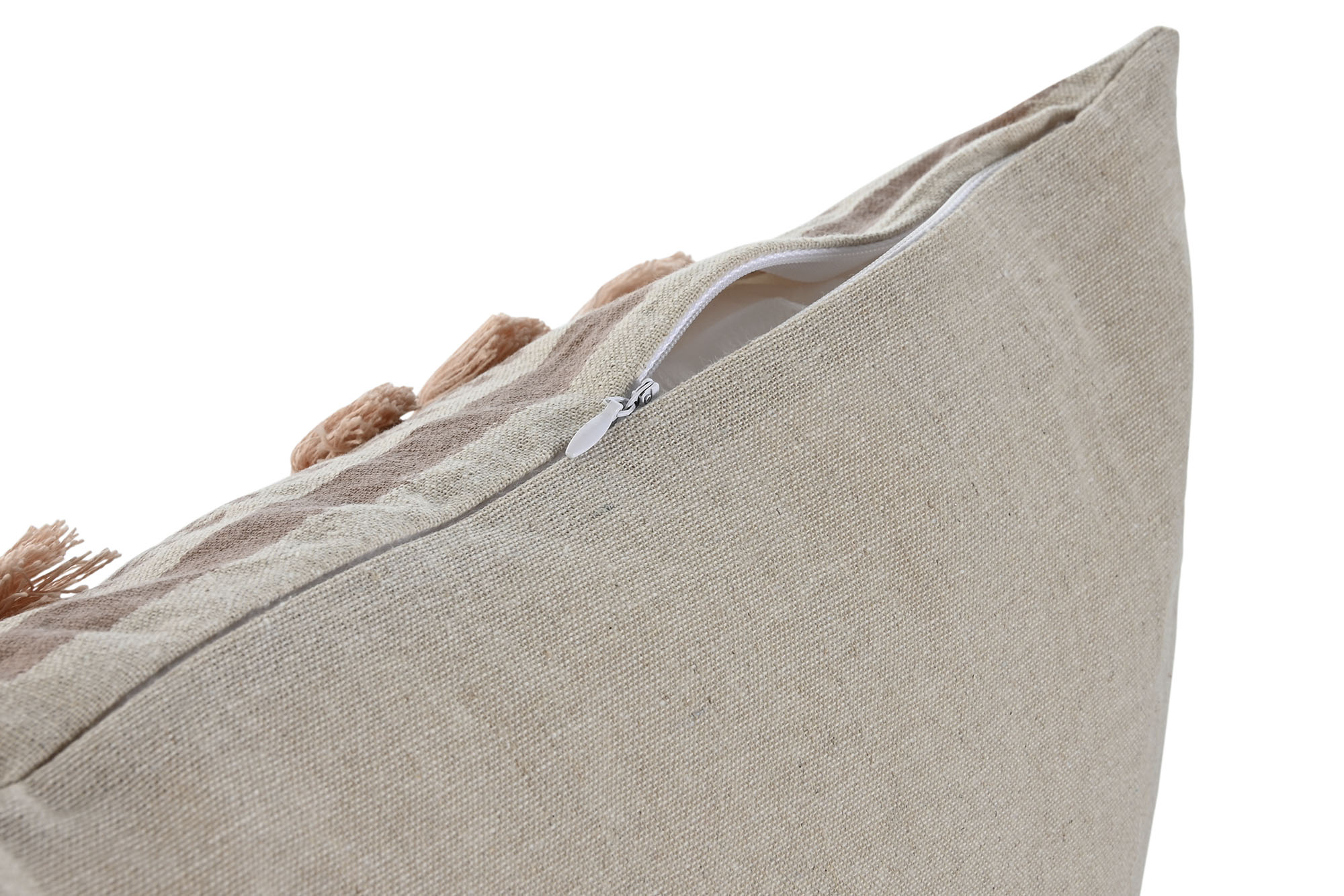 COJIN POLIESTER LINO 45X8X45 450 GR ROSA PALO 4