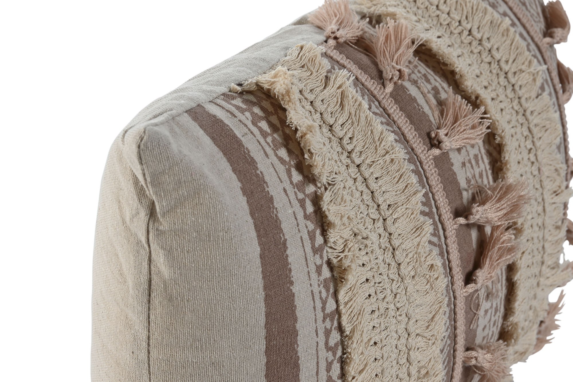 COJIN POLIESTER LINO 50X8X30 380 GR ROSA PALO 2