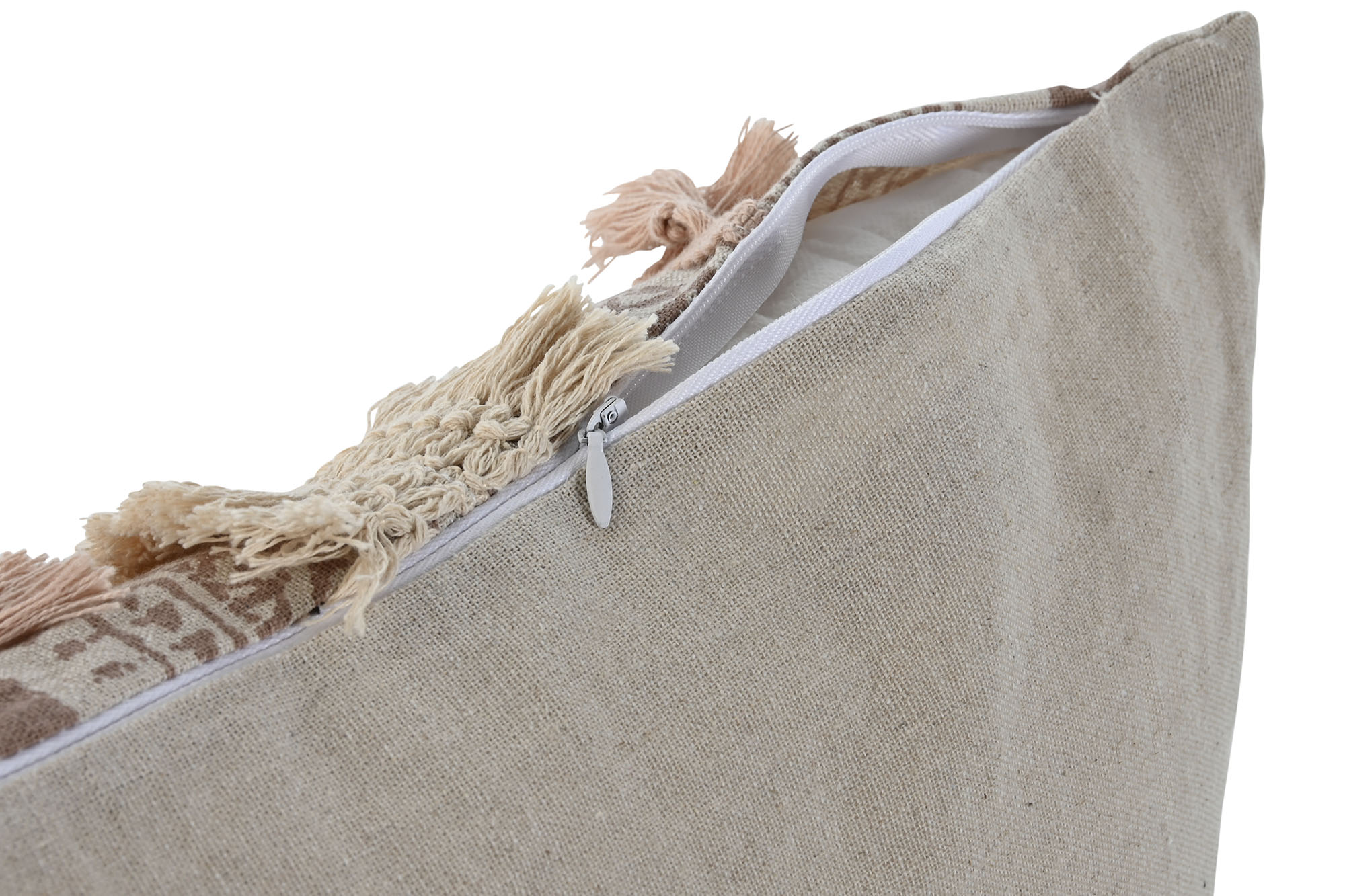 COJIN POLIESTER LINO 50X8X30 380 GR ROSA PALO 4