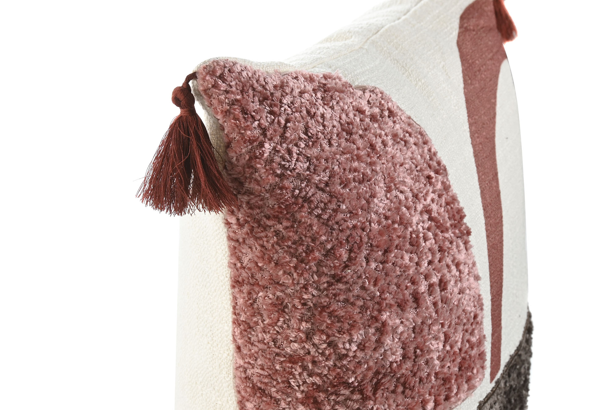 COJIN POLIESTER 45X8X45 420 GRS PATCHWORK BLANCO 2