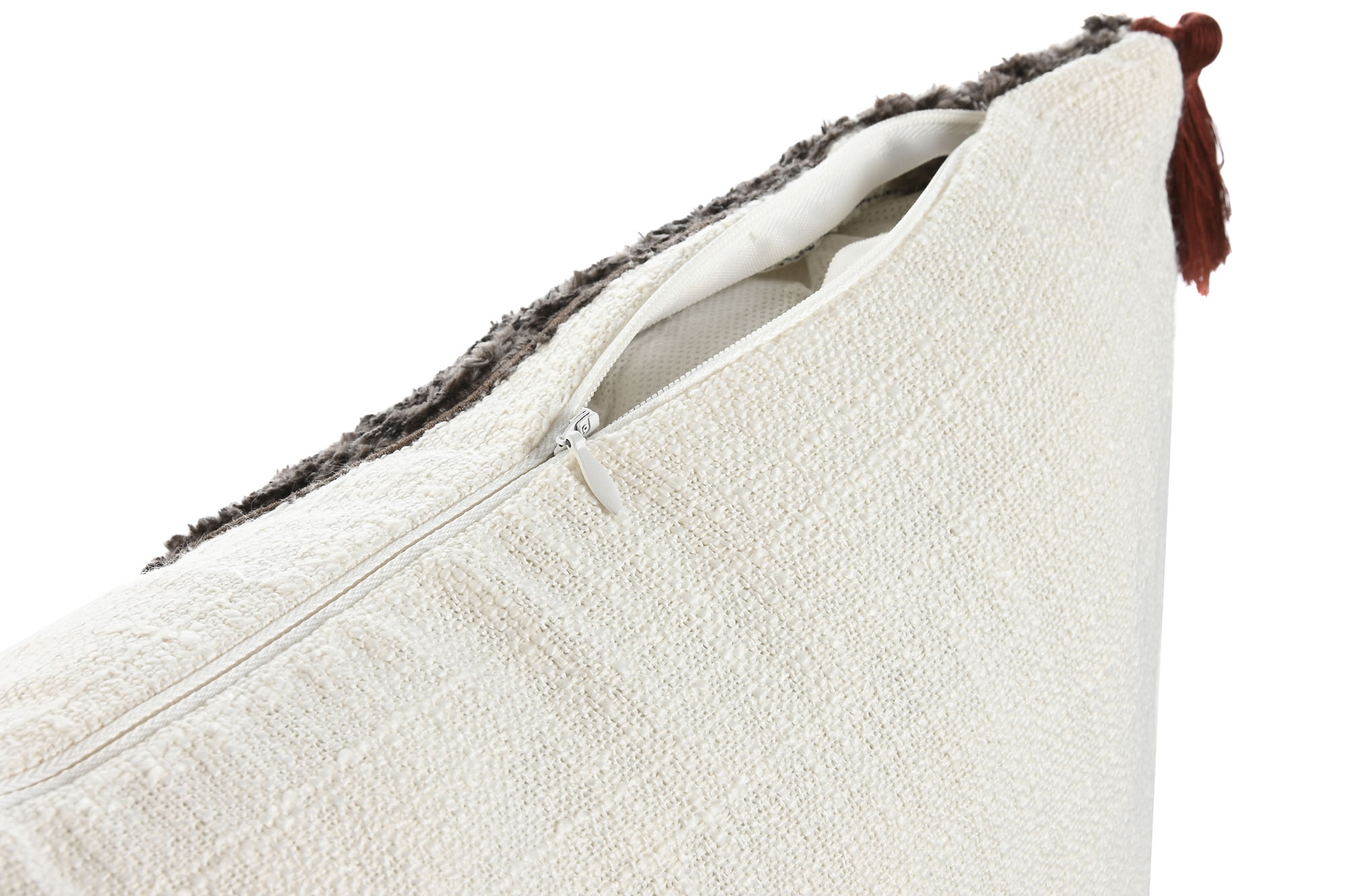 COJIN POLIESTER 45X8X45 420 GRS PATCHWORK BLANCO 3