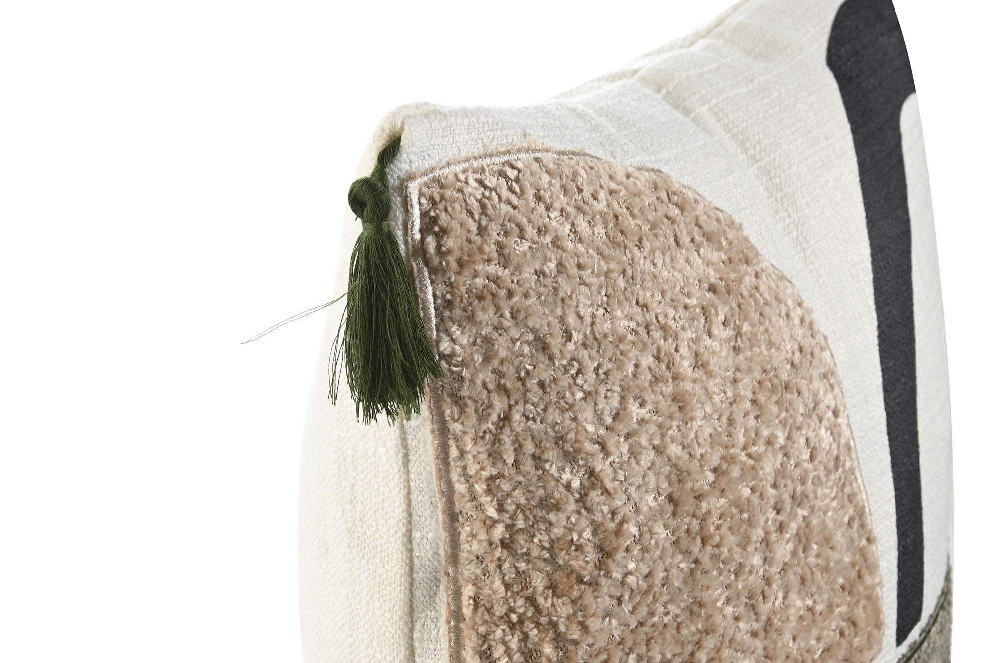 COJIN POLIESTER 45X8X45 420 GRS PATCHWORK VERDE 2