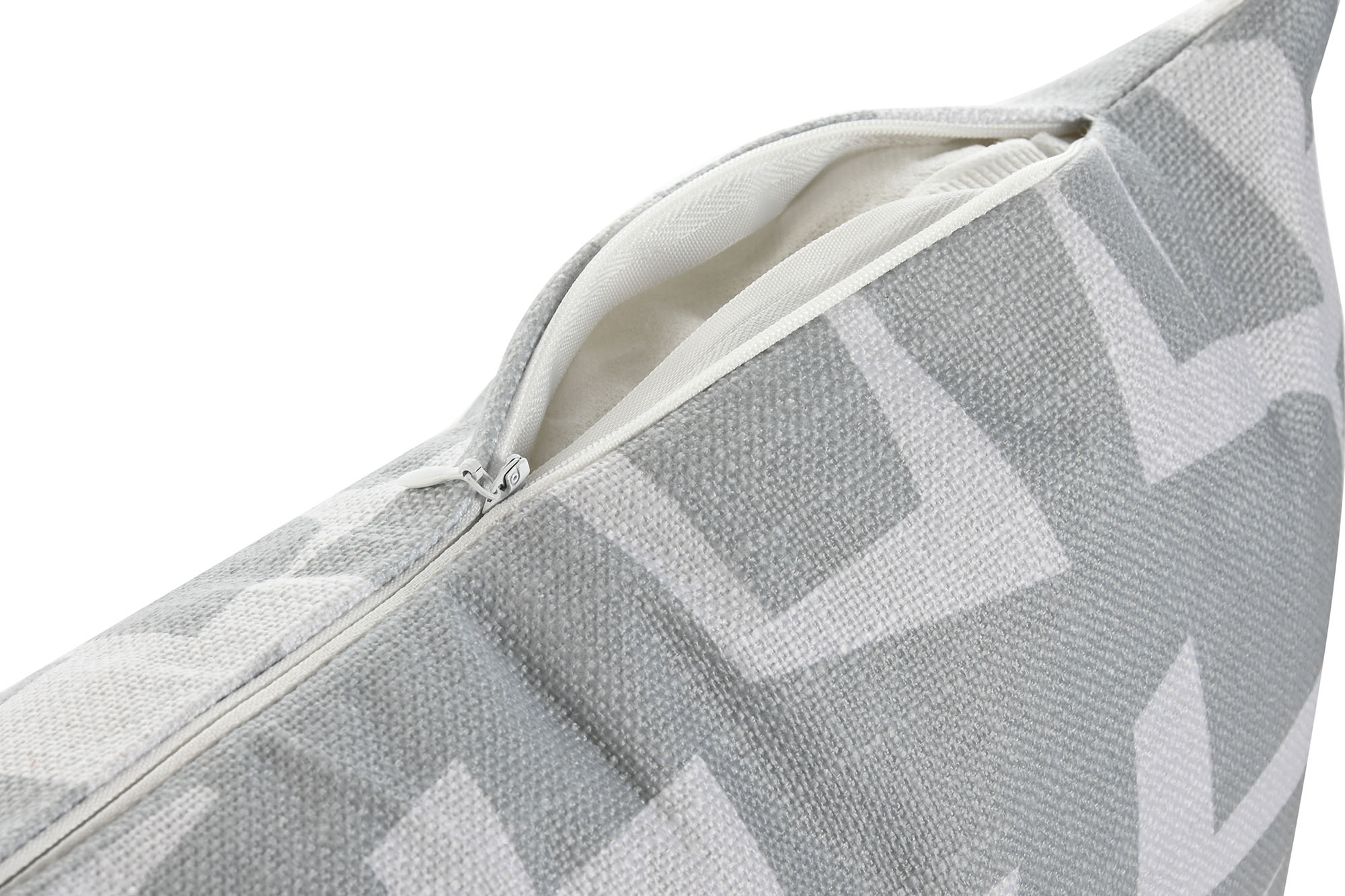 COJIN POLIESTER 50X8X30 380 GRS IMPRESO GRIS 3