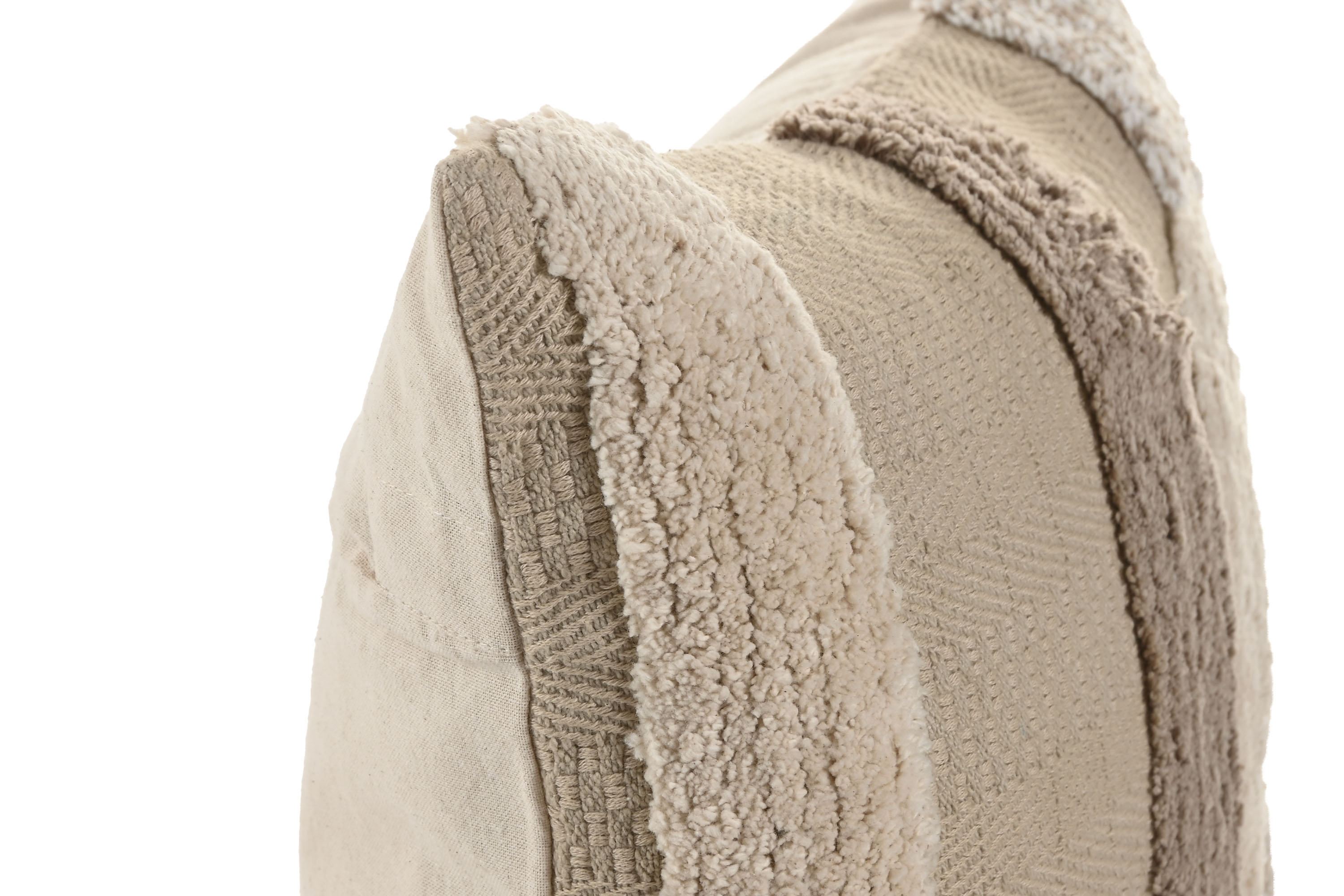 COJIN ALGODON 45X45 420 GRS HECHO A MANO BEIGE 2