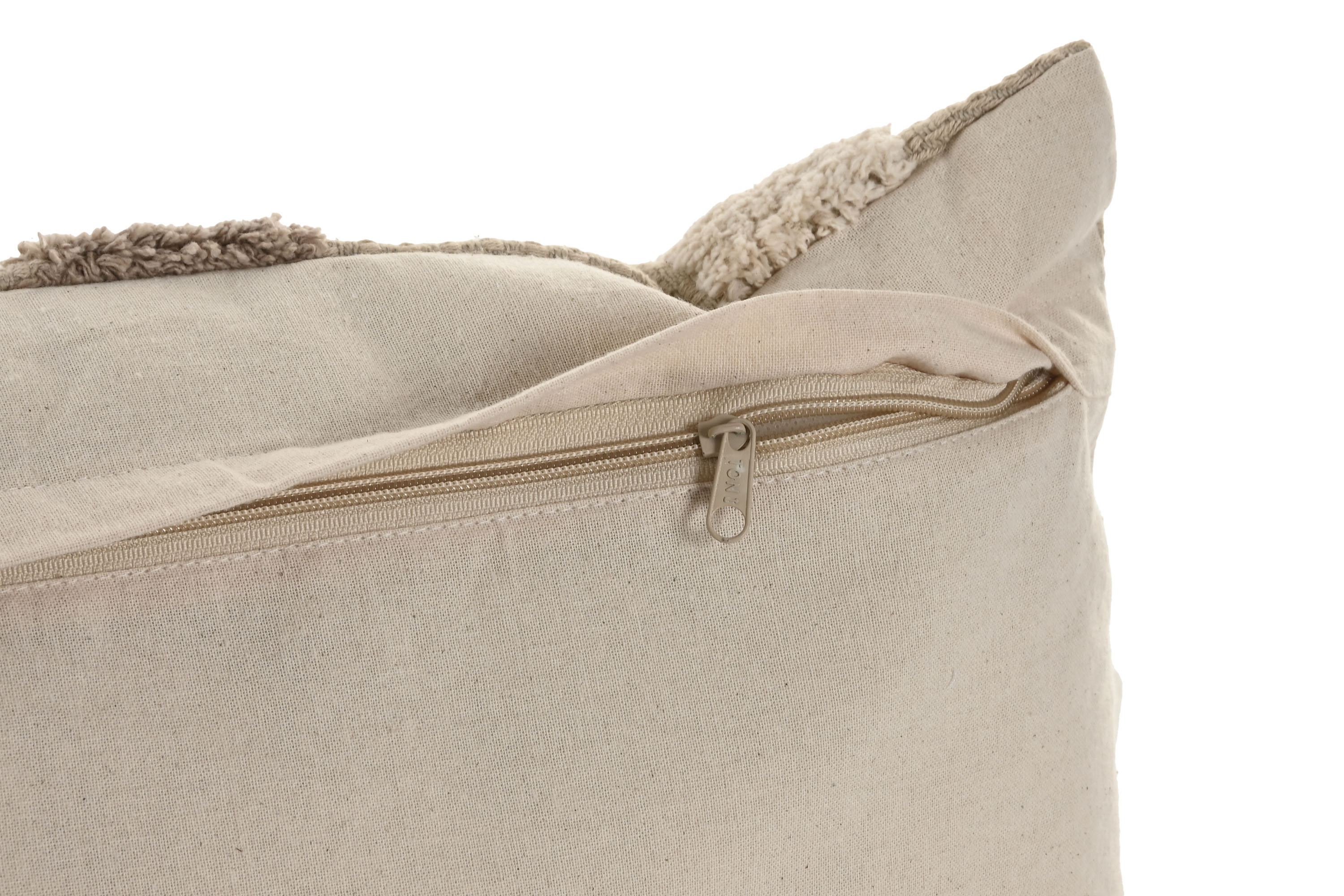 COJIN ALGODON 50X30 380 GRS HECHO A MANO BEIGE 4