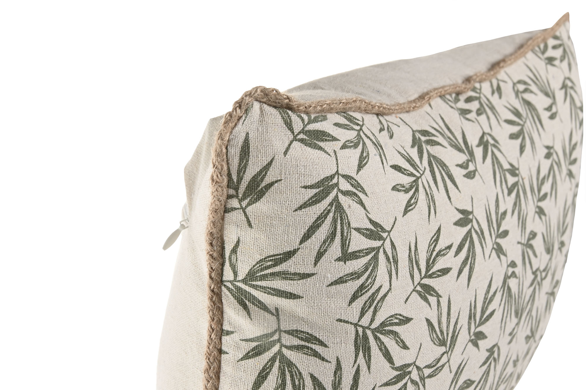 COJIN ALGODON YUTE 30X50 BLANCO 2