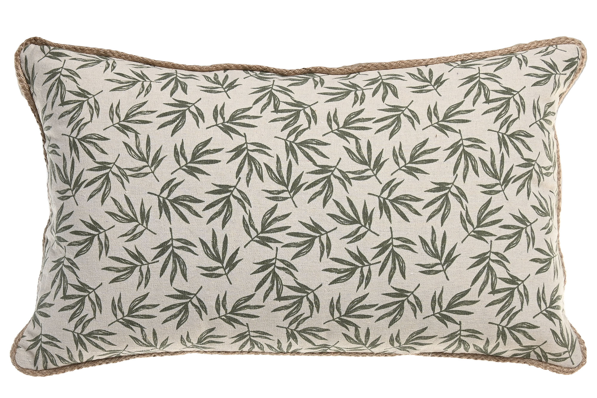 COJIN ALGODON YUTE 30X50 BLANCO