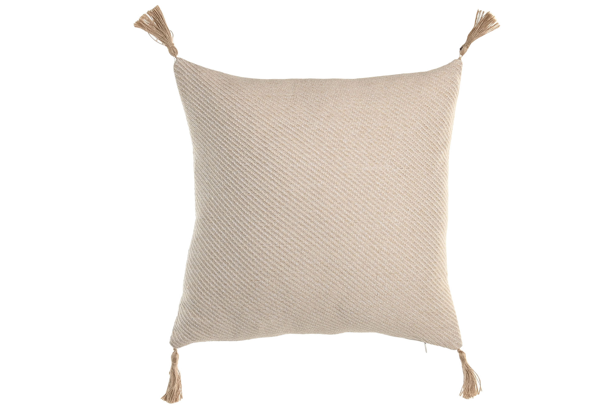 COJIN ALGODON YUTE 45X45 BORLAS NATURAL